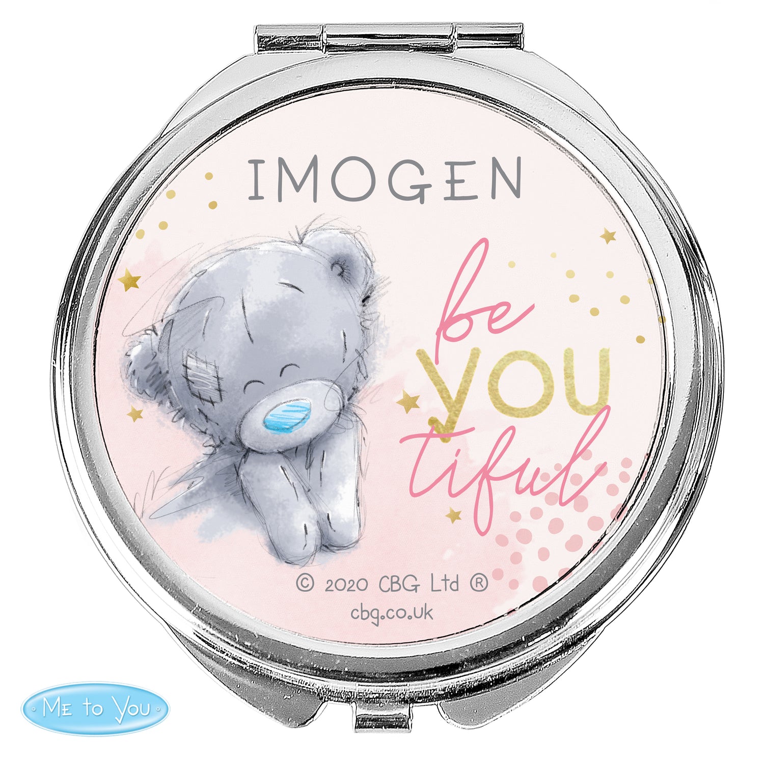 Personalised Me To You Be-You-Tiful Compact Mirror - gift & personalise