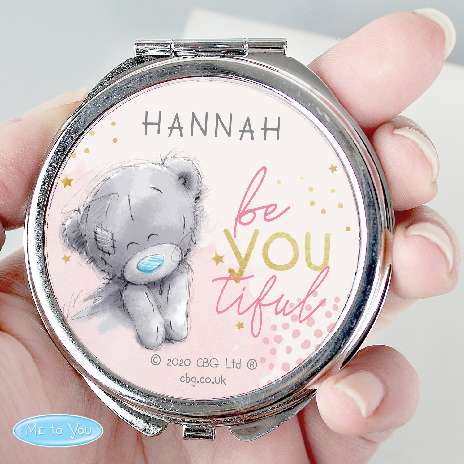 Personalised Me To You Be-You-Tiful Compact Mirror - gift & personalise