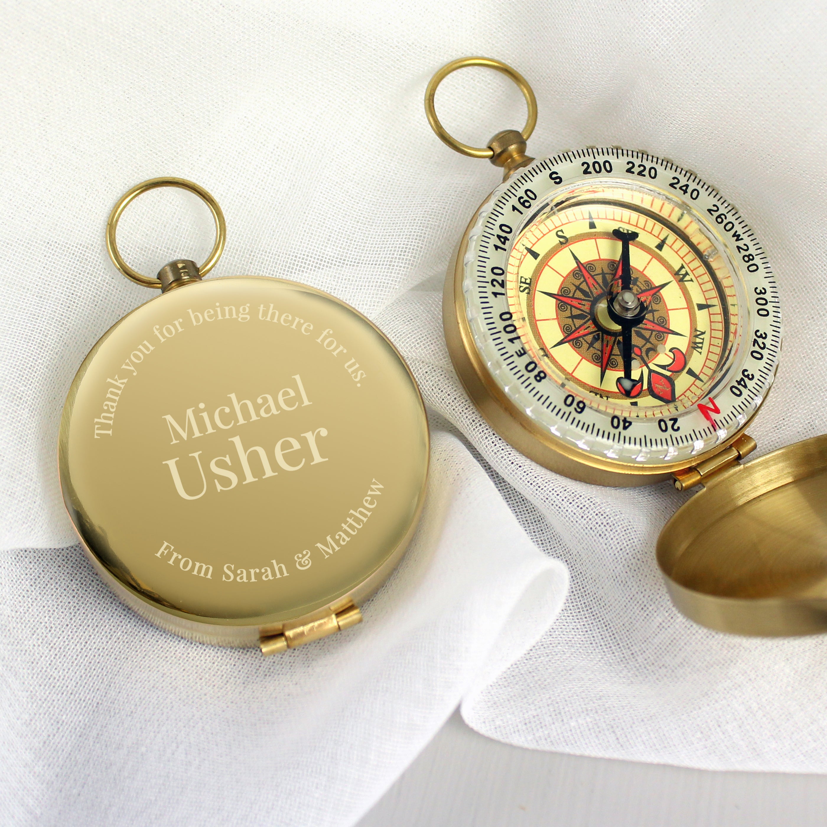 Personalised Wedding Compass - gift & personalise