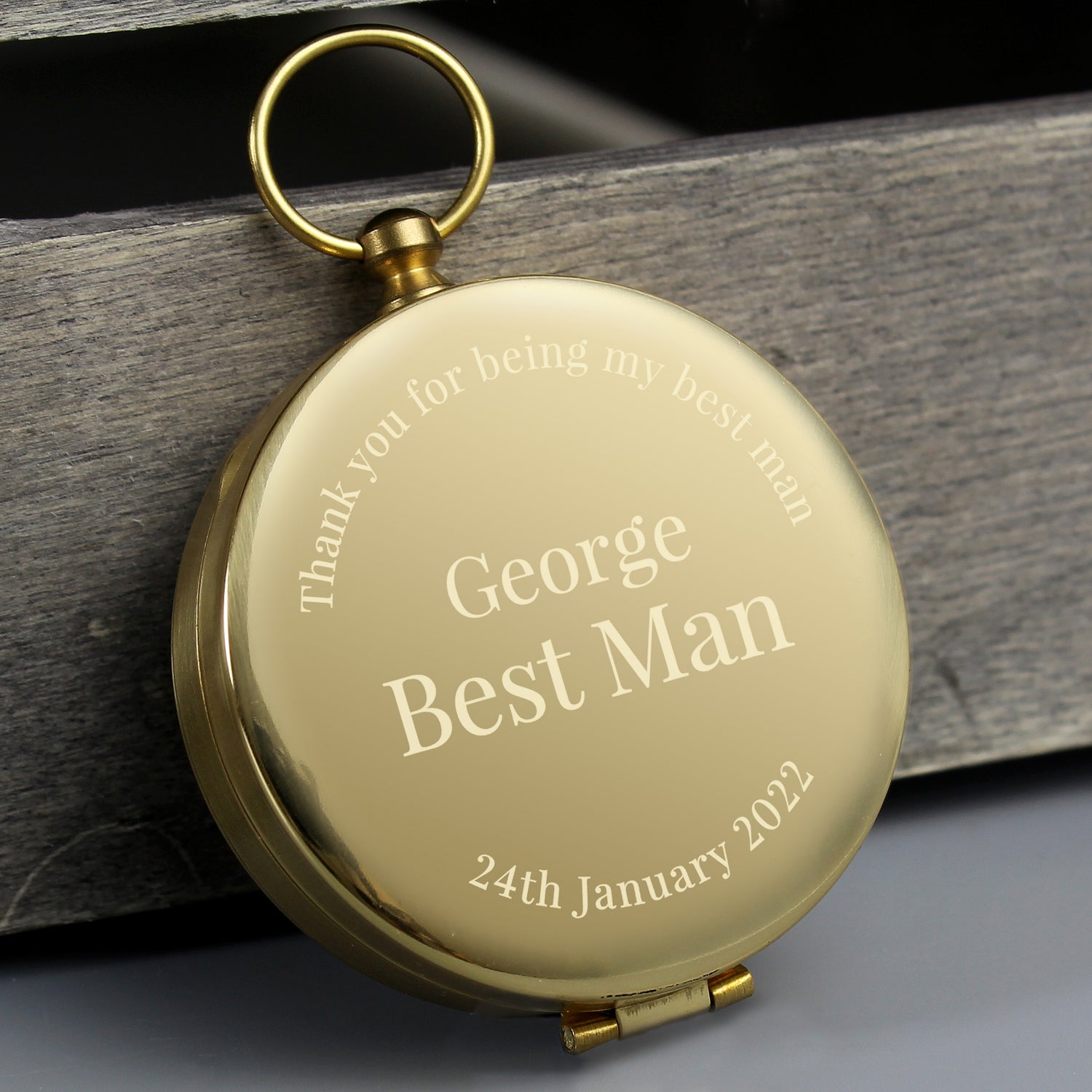 Personalised Wedding Compass - gift & personalise