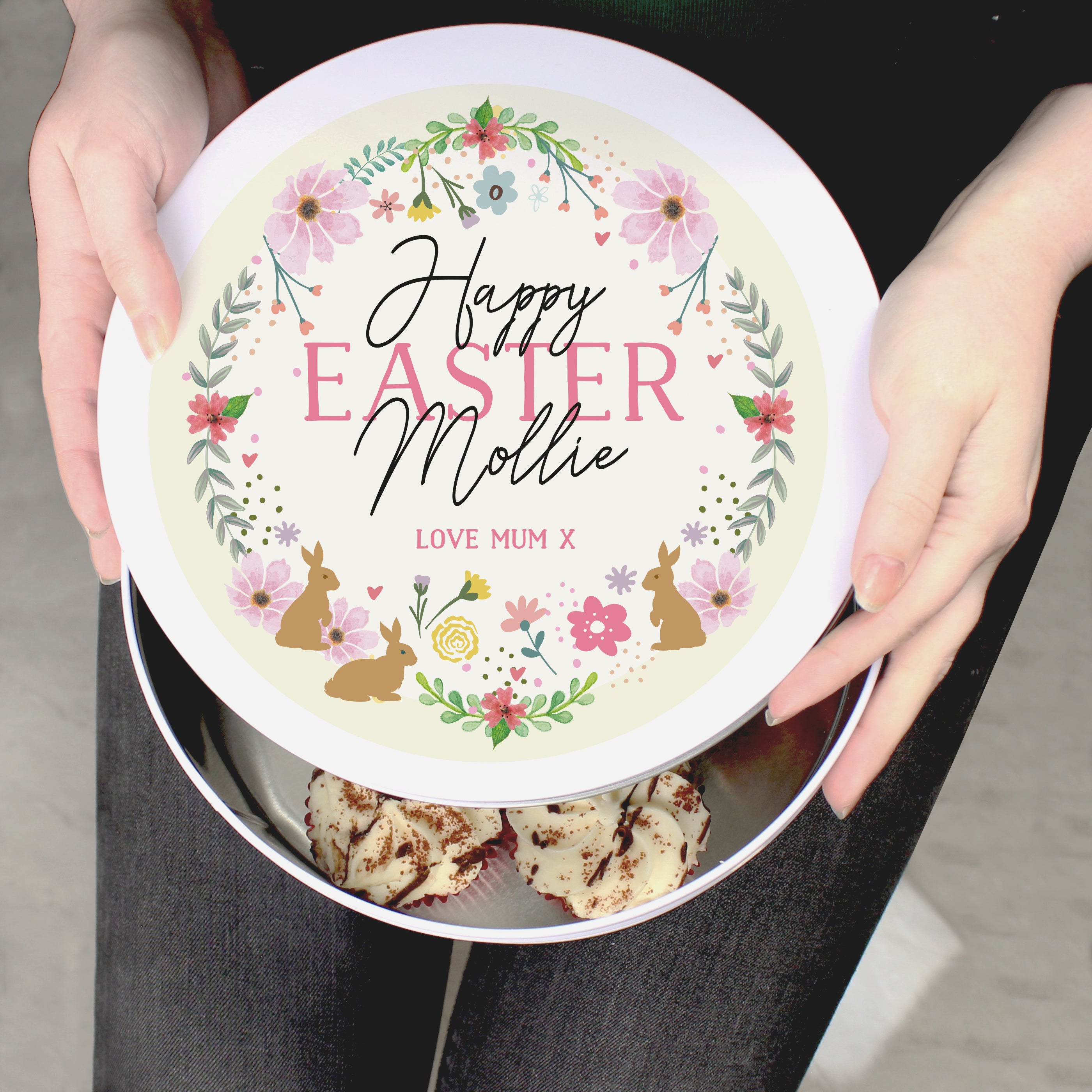 Personalised Easter Cake Tin - gift & personalise