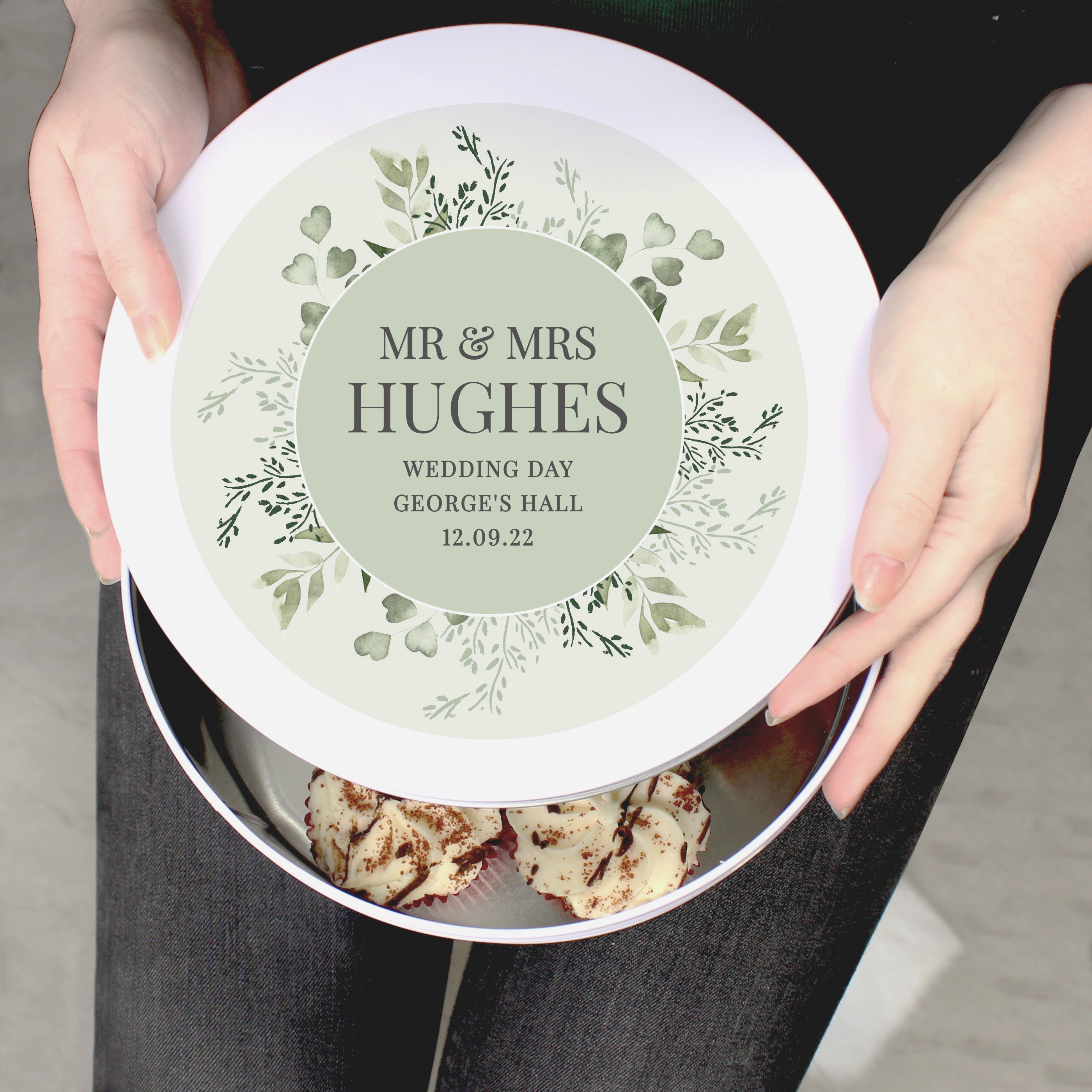 Personalised Botanical Cake Tin - gift & personalise