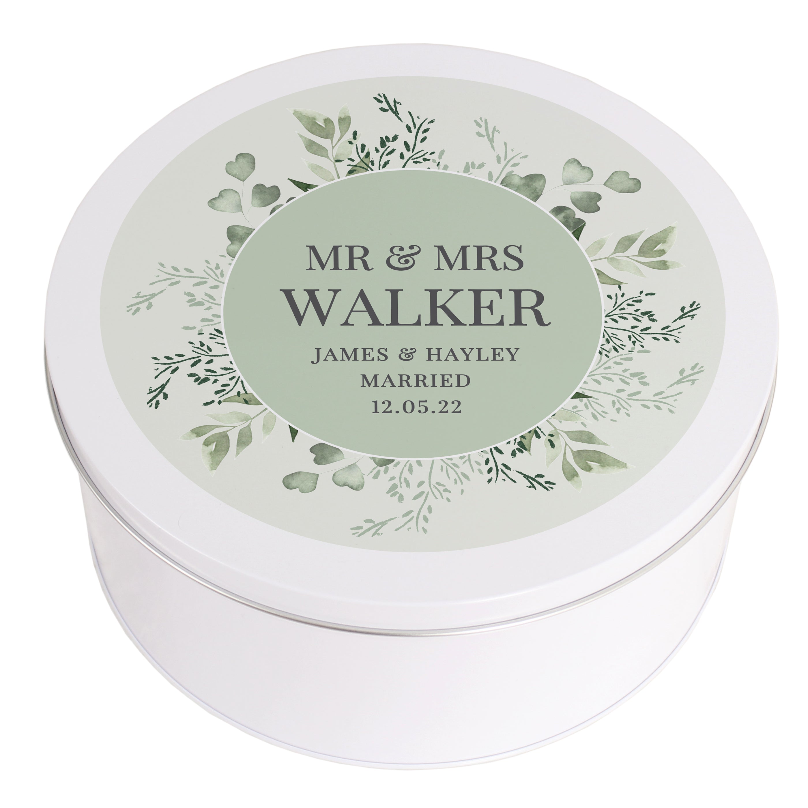 Personalised Botanical Cake Tin - gift & personalise