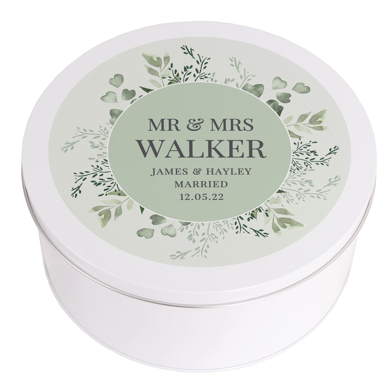 Personalised Botanical Cake Tin - gift & personalise