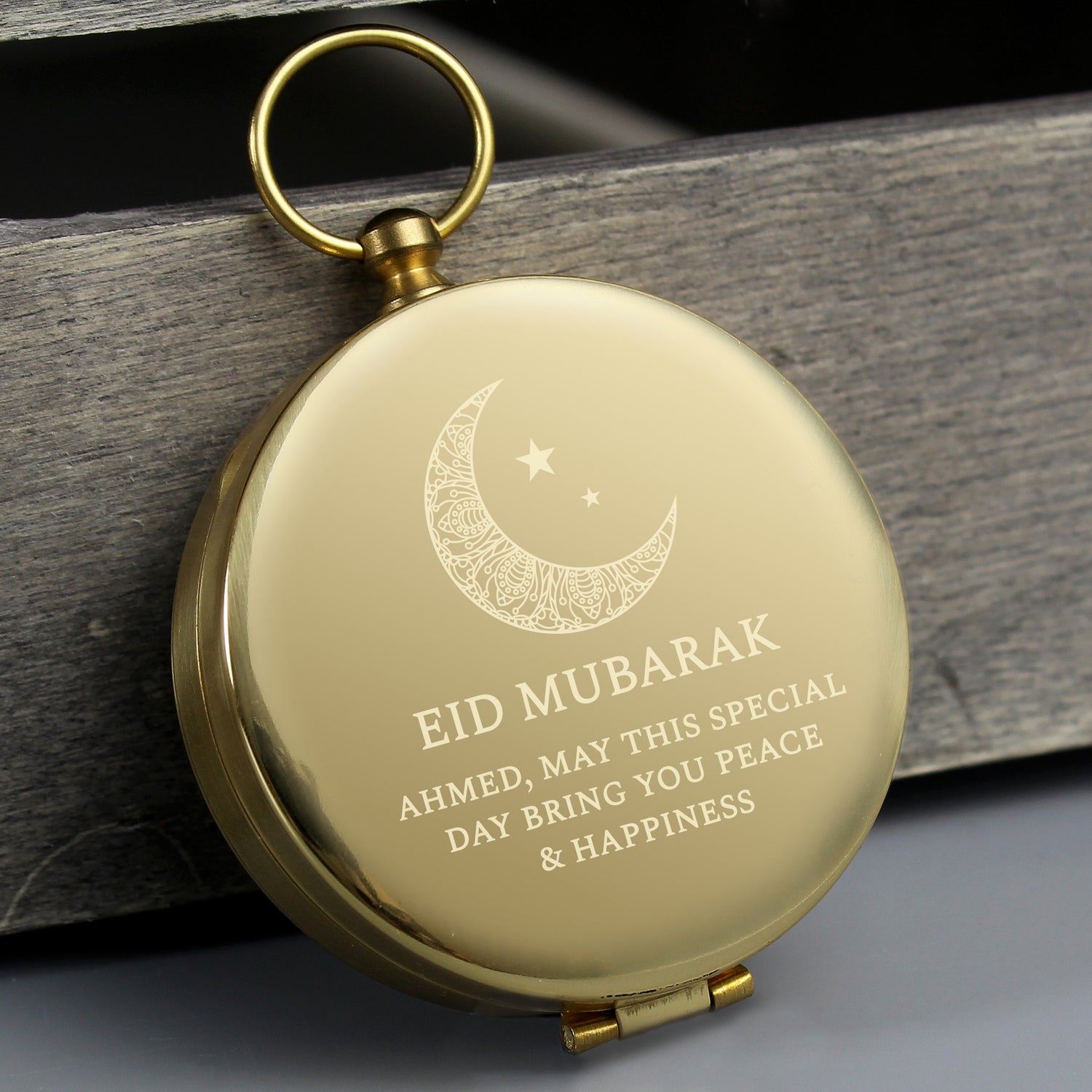 Personalised Eid and Ramadan Keepsake Compass - gift & personalise