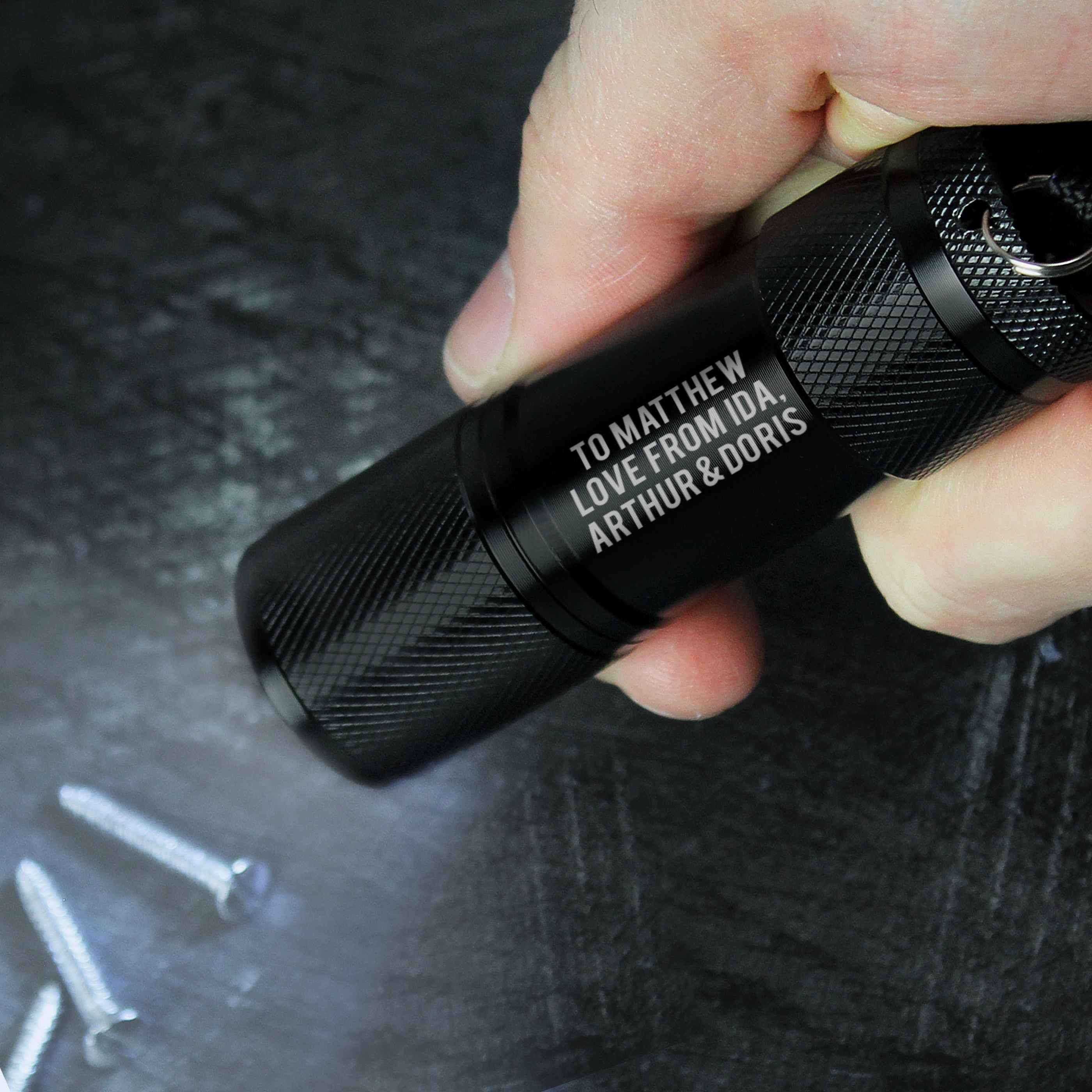 Personalised Free Text Mini Torch - gift & personalise