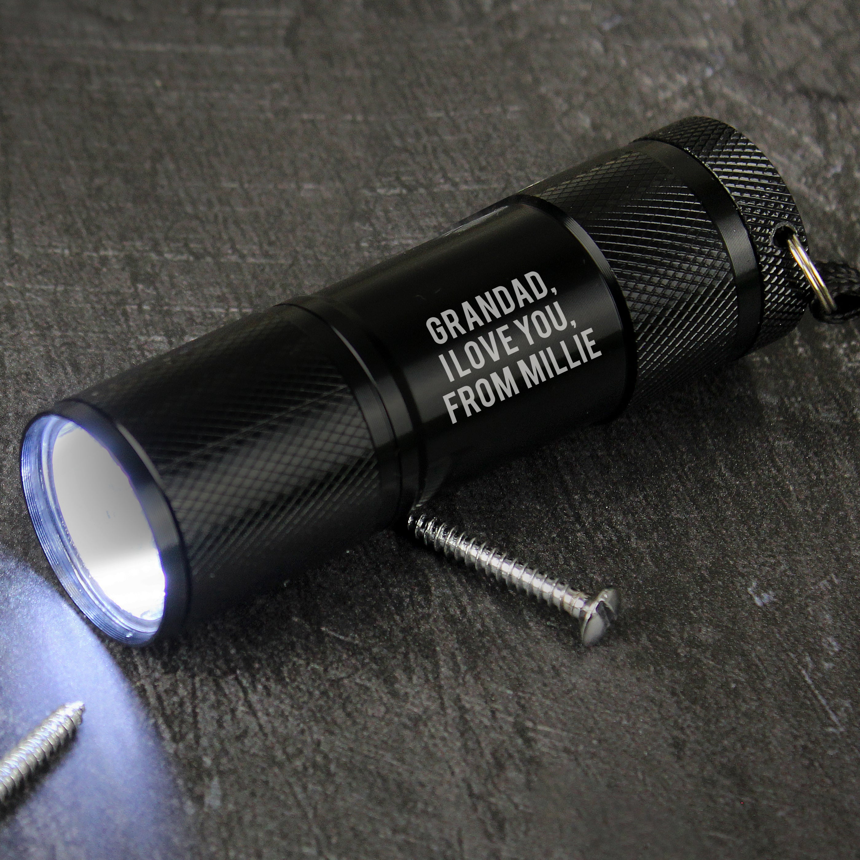 Personalised Free Text Mini Torch - gift & personalise