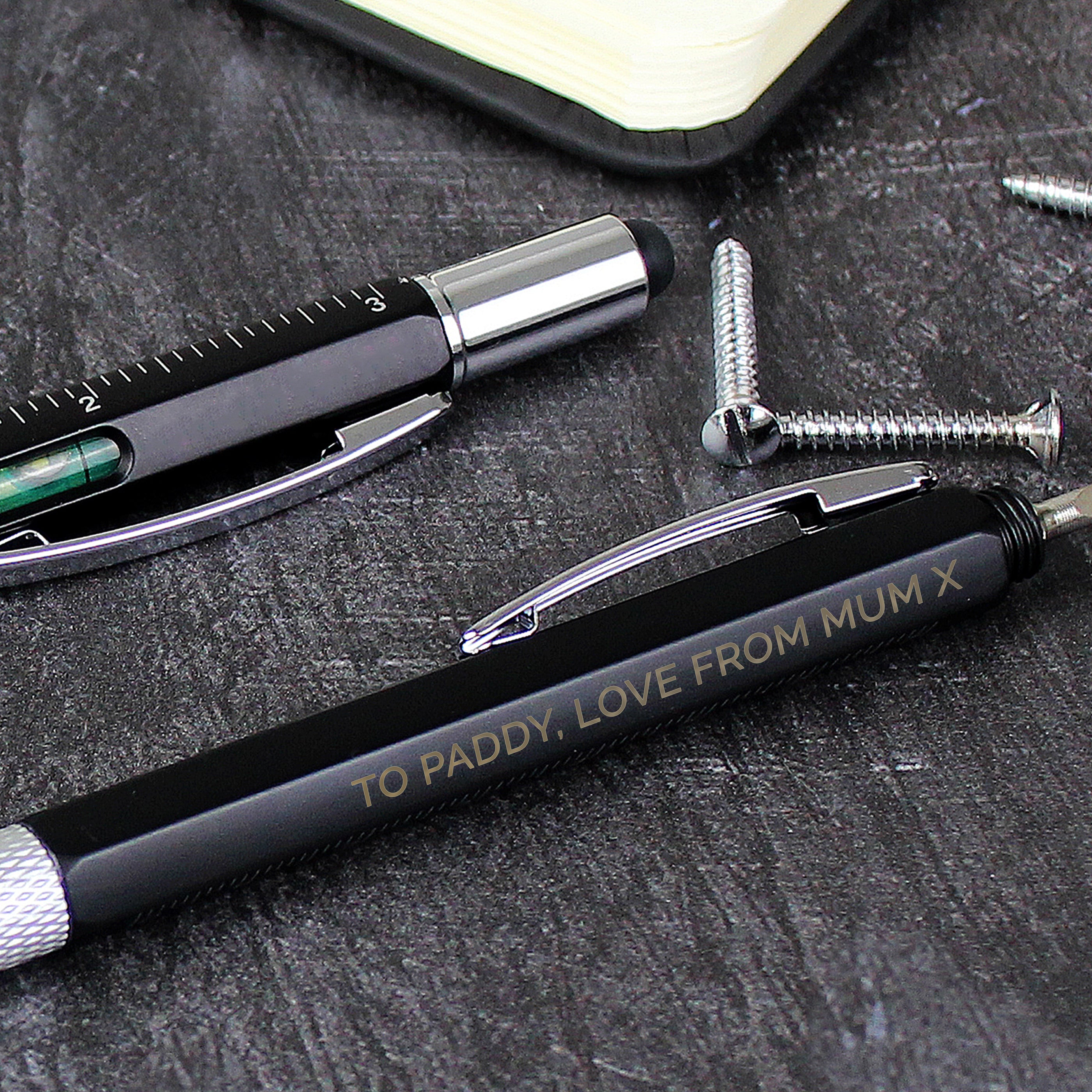 Personalised Free Text Multi Tool Pen - gift & personalise