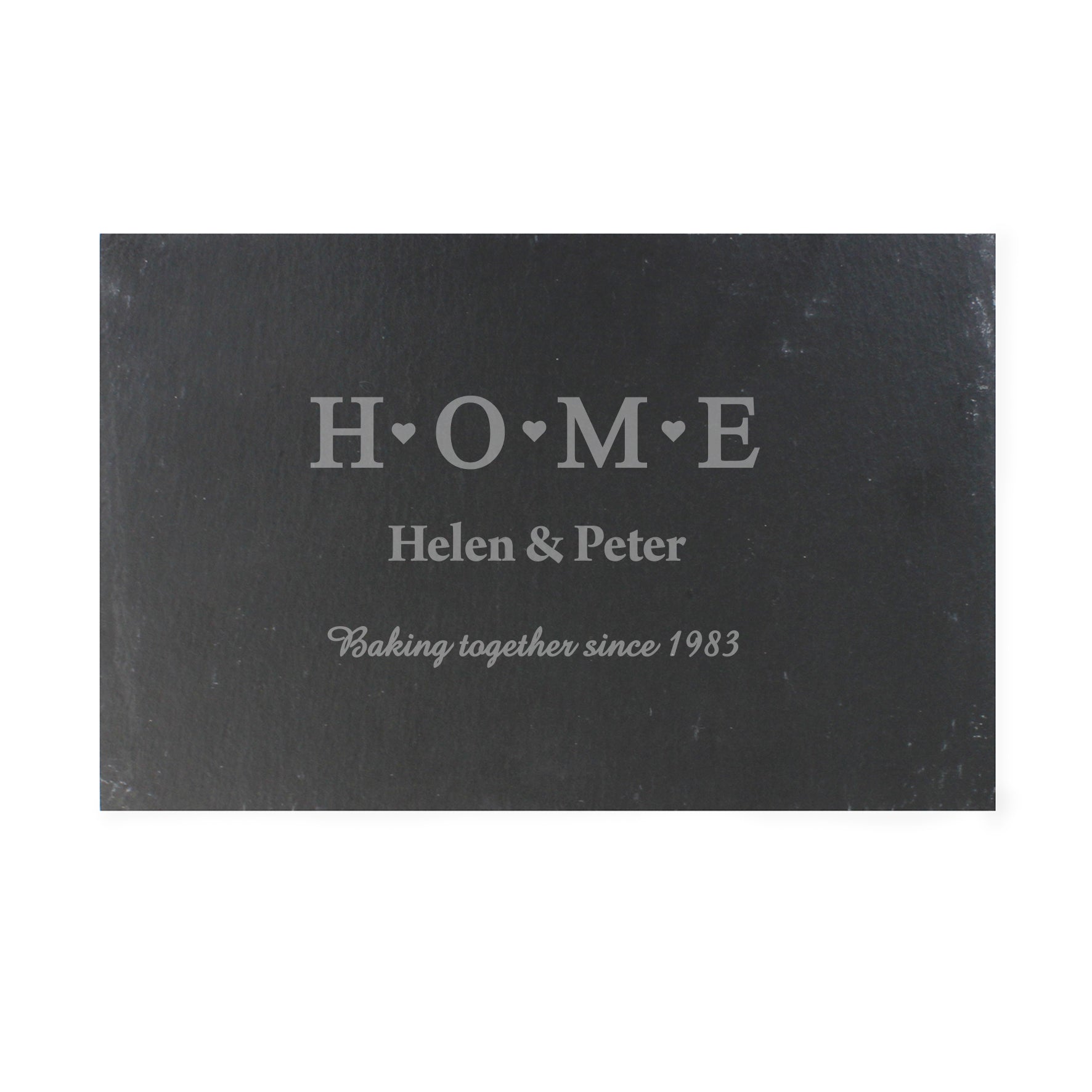 Personalised HOME Slate Rectangle Placemat - gift & personalise