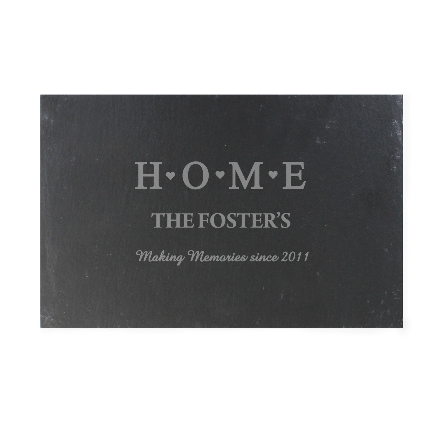 Personalised HOME Slate Rectangle Placemat - gift & personalise