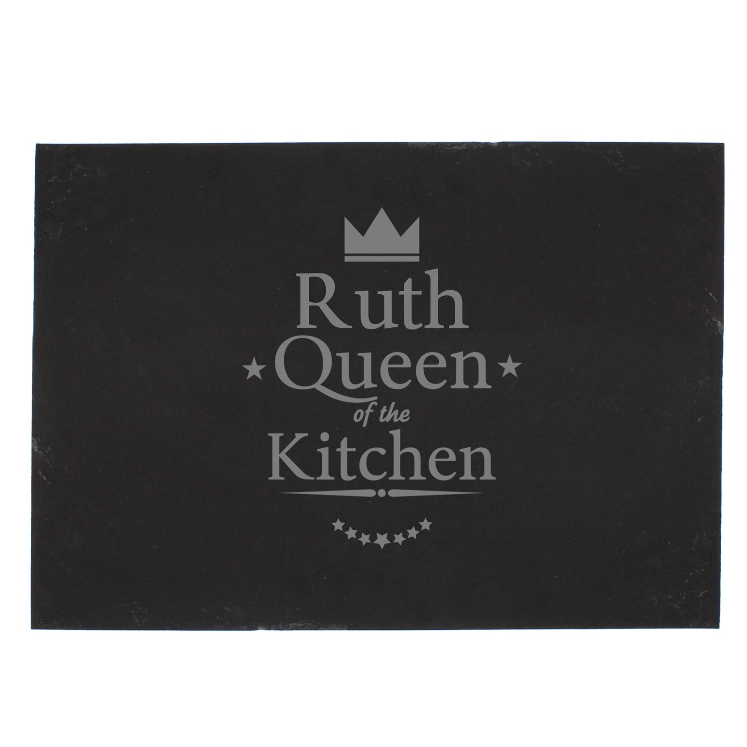 Personalised Queen of the Kitchen Slate Placemat - gift & personalise