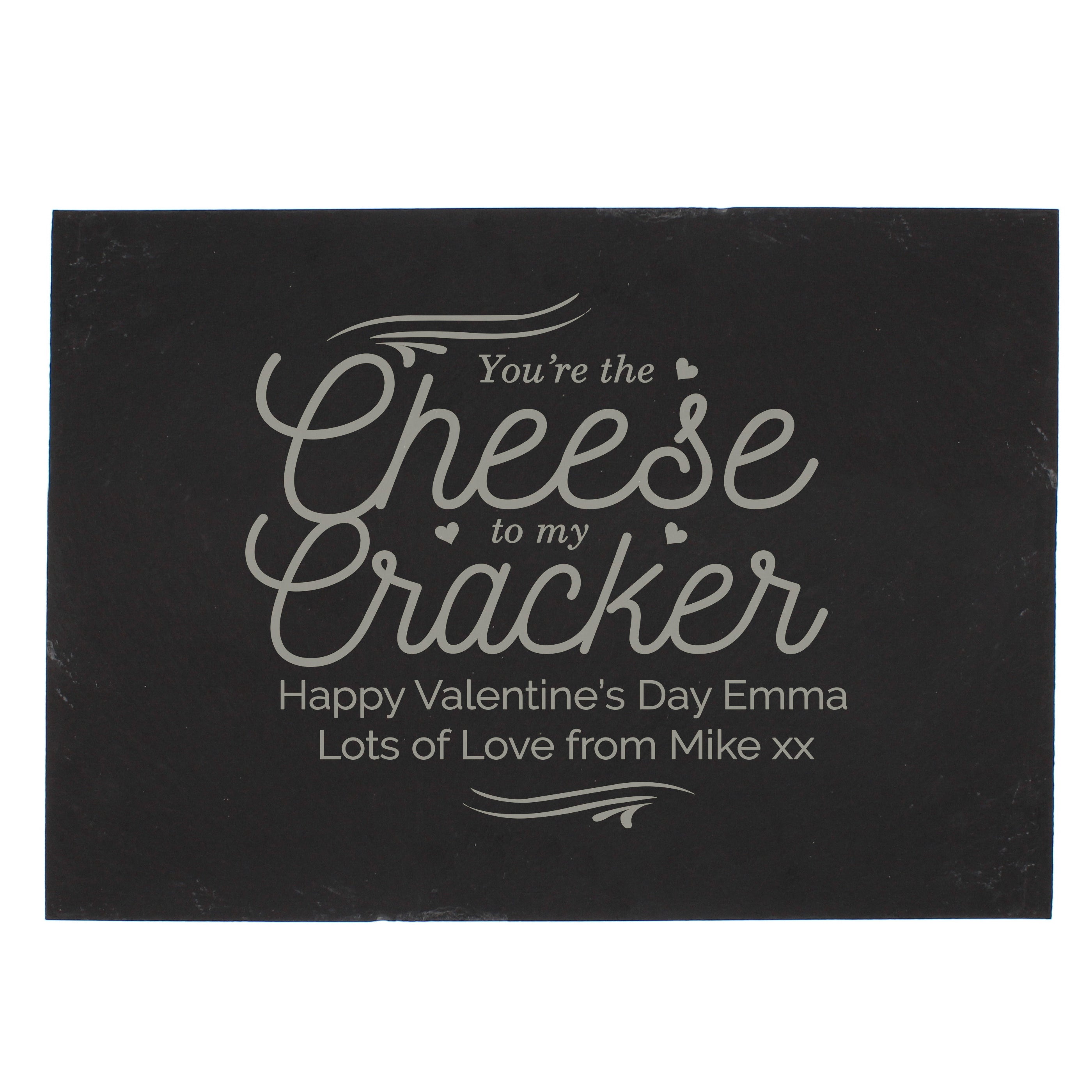 Personalised Cheese To My Cracker Slate Cheese Board - gift & personalise