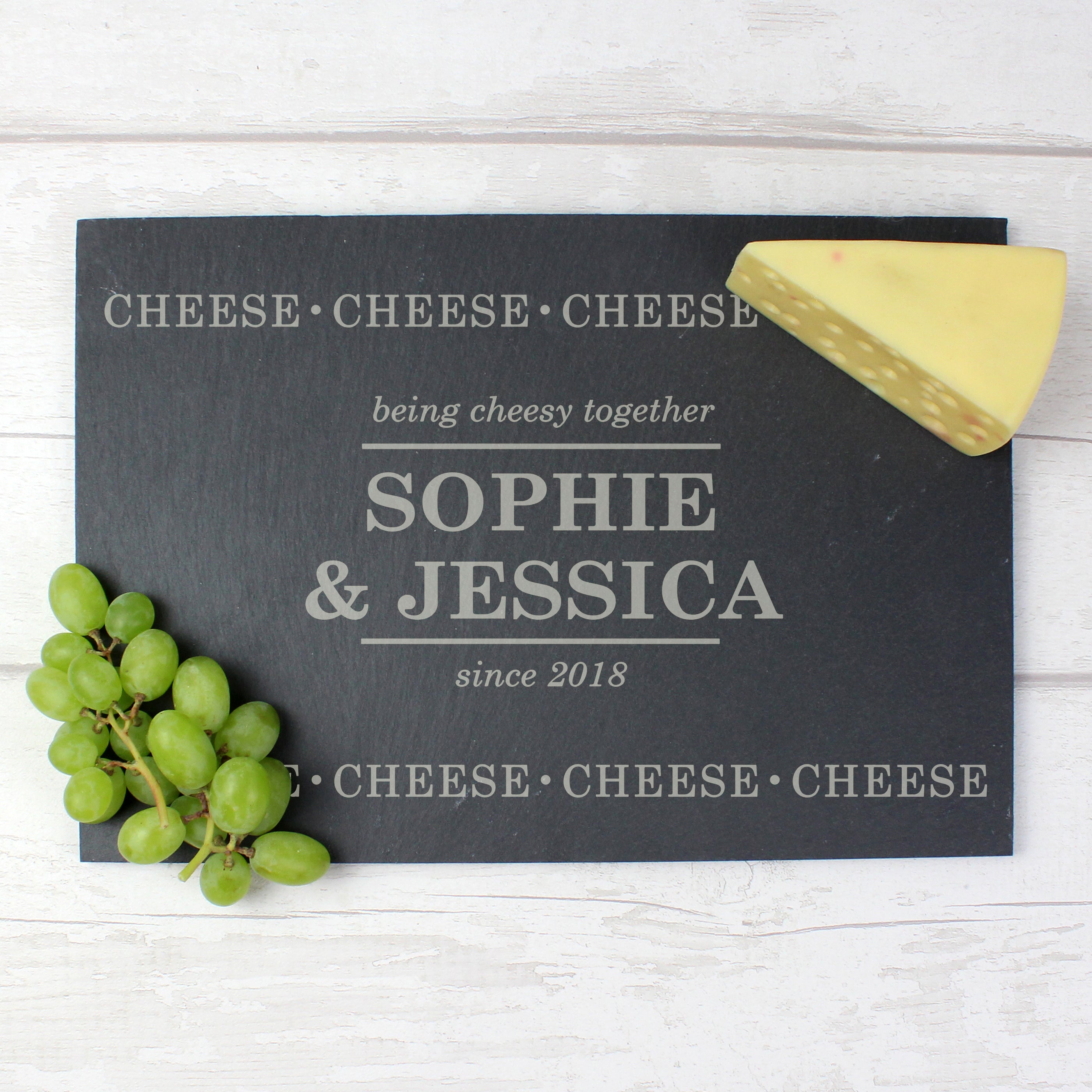 Personalised Cheese Cheese Cheese Slate Cheese Board - gift & personalise