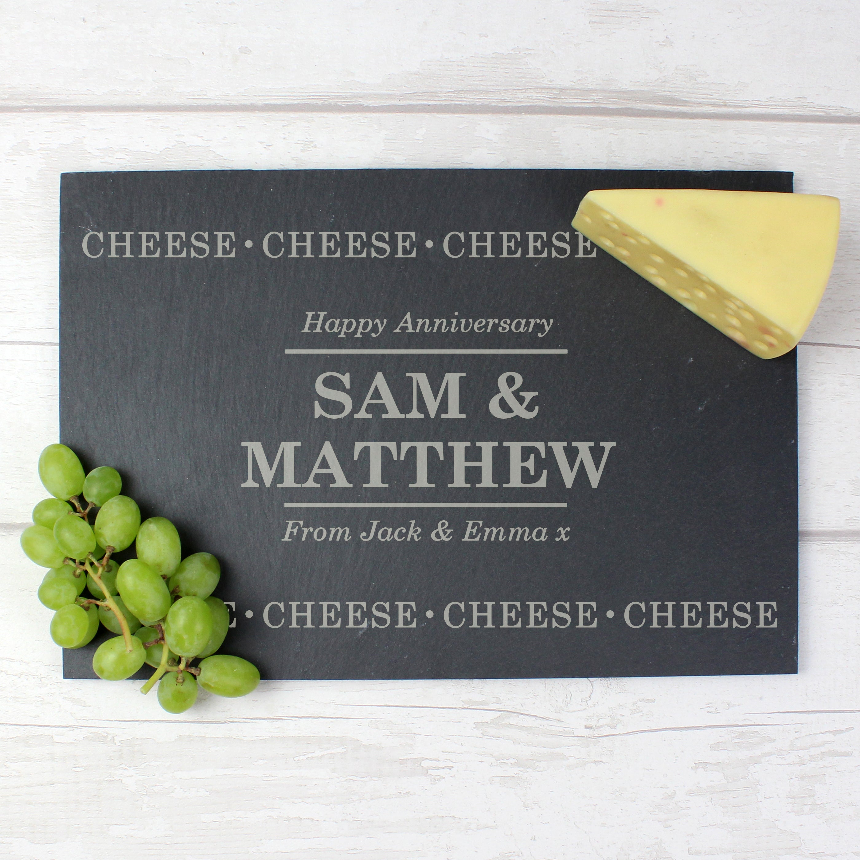 Personalised Cheese Cheese Cheese Slate Cheese Board - gift & personalise