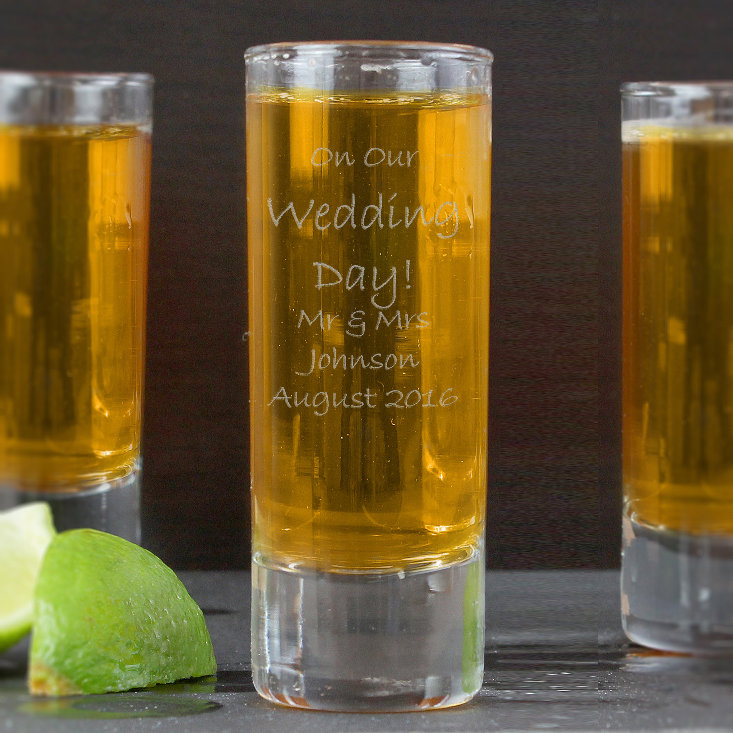Personalised Engraved Shot Glass - gift & personalise