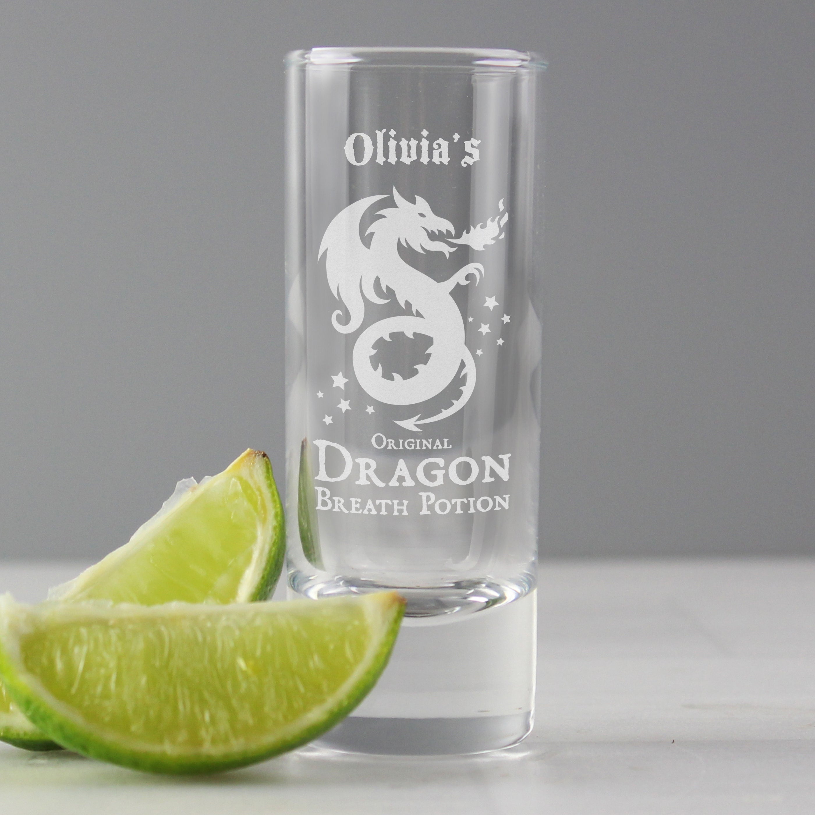 Personalised Dragon Breath Potion Shot Glass - gift & personalise