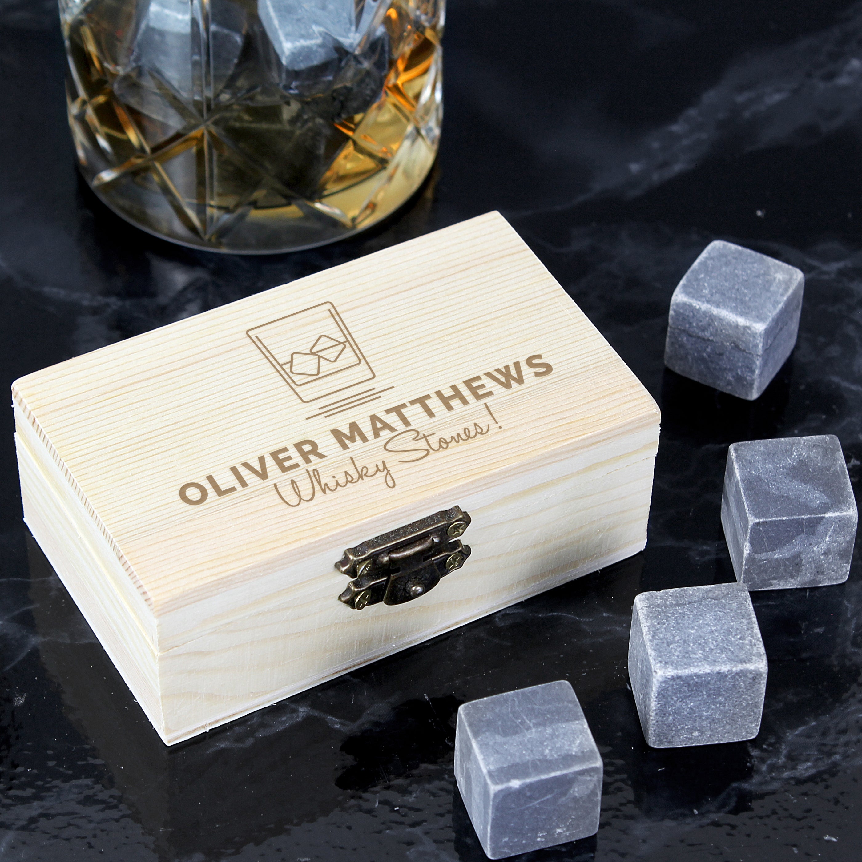 Personalised On The Rocks Cooling Stones - gift & personalise