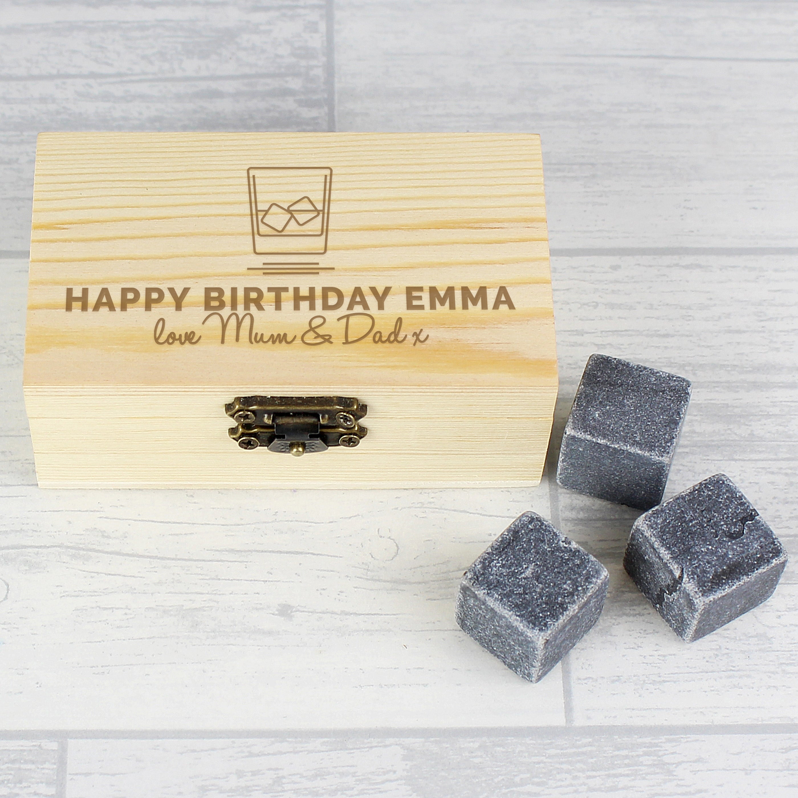 Personalised On The Rocks Cooling Stones - gift & personalise