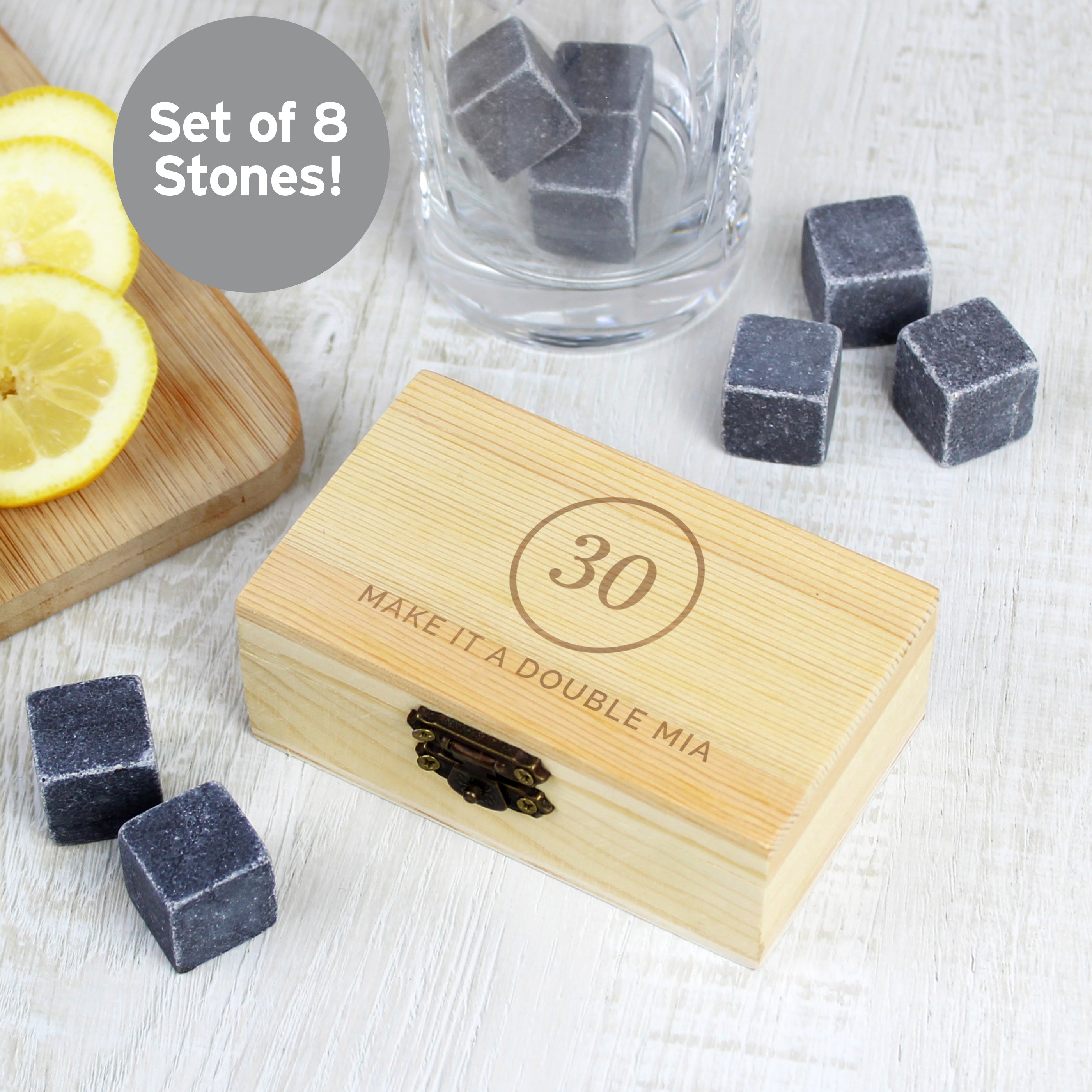 Personalised Birthday Cooling Stones - gift & personalise