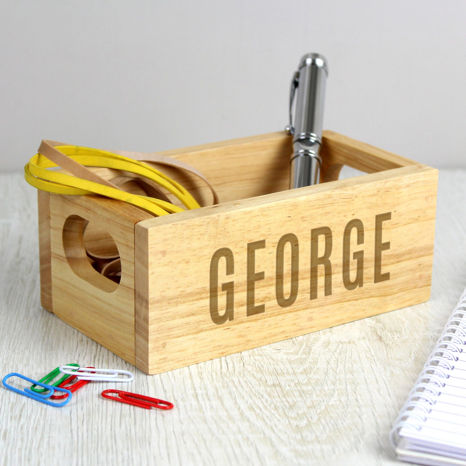 Personalised Name Only Mini Wooden Crate - gift & personalise