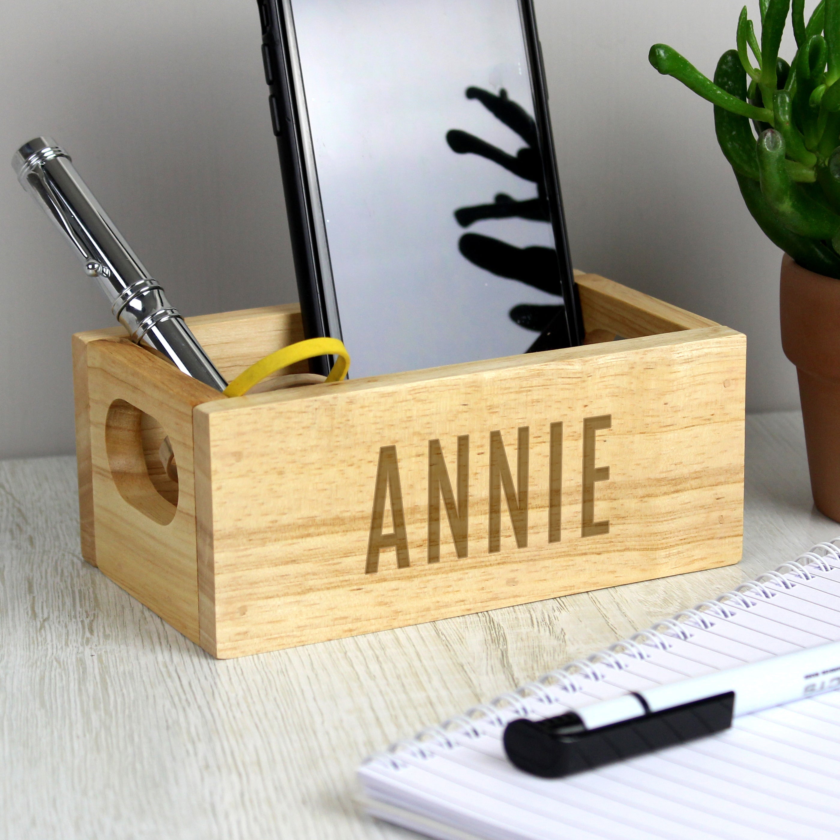 Personalised Name Only Mini Wooden Crate - gift & personalise