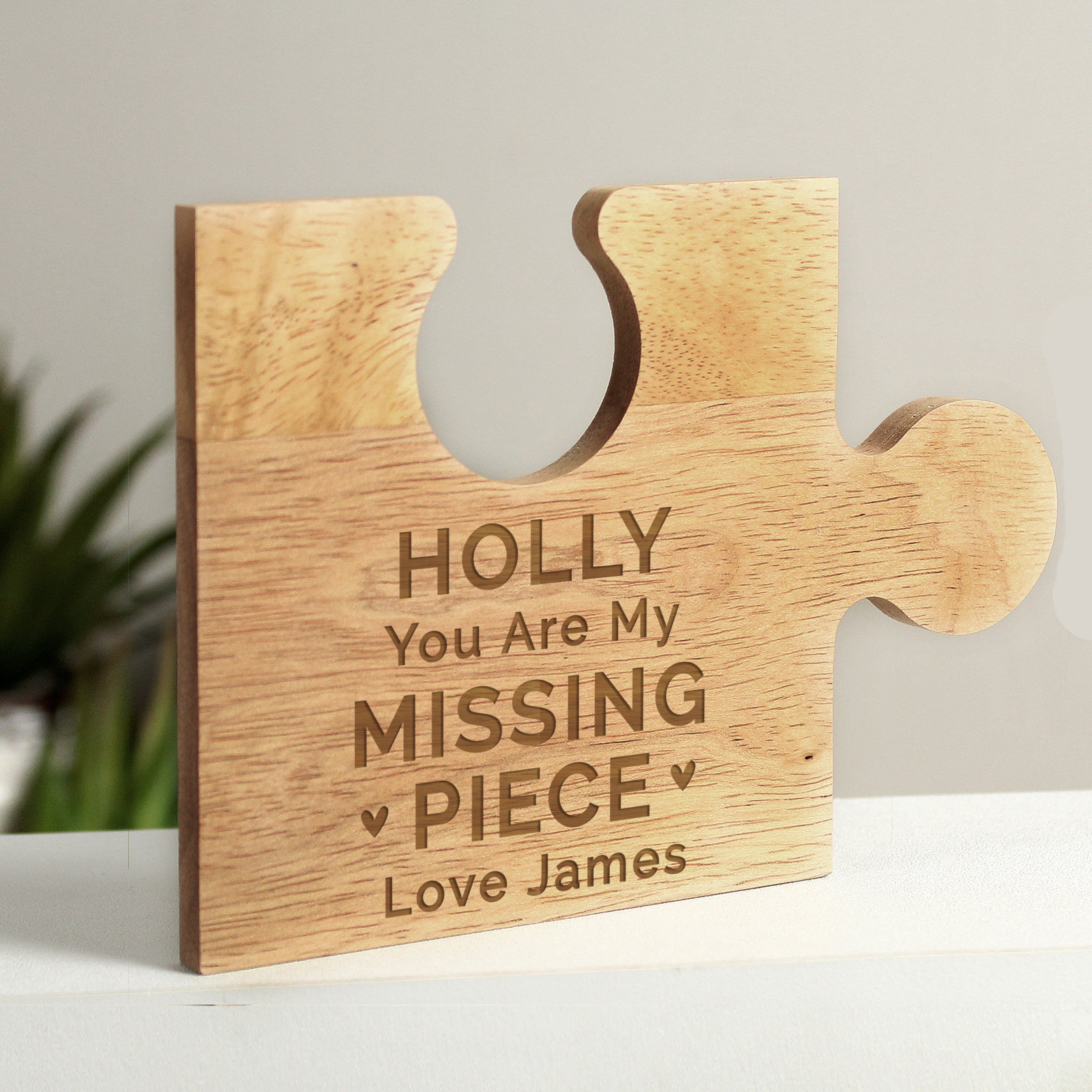 Personalised My Missing Piece Jigsaw Piece - gift & personalise