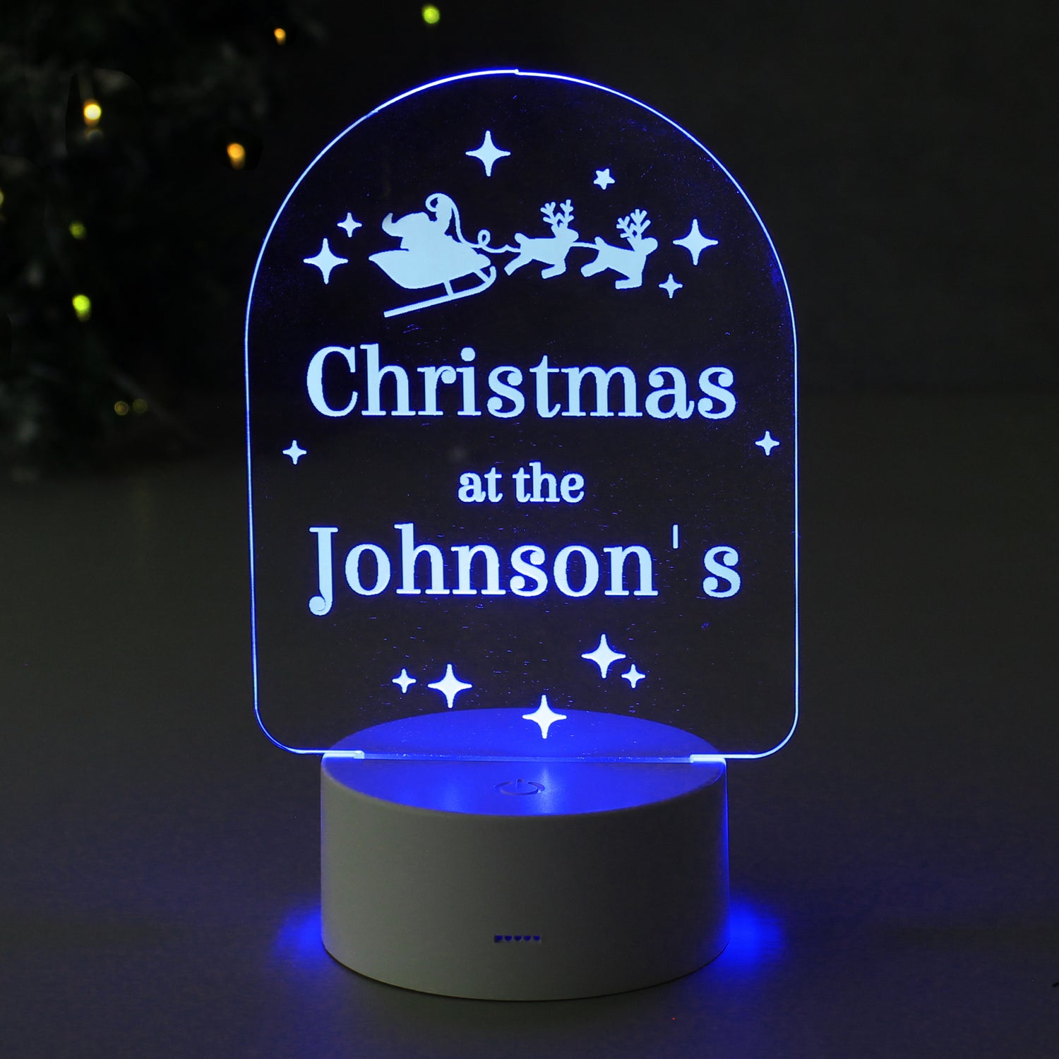 Personalised Free Text Christmas LED Light - gift & personalise