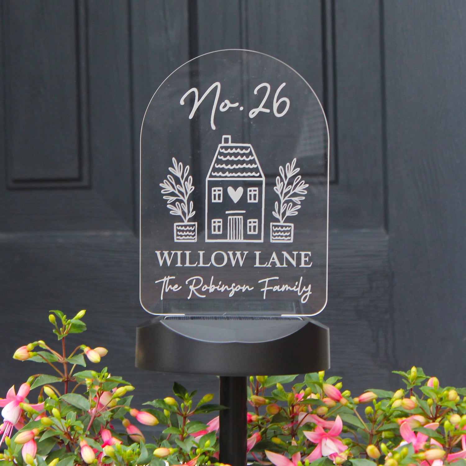 Personalised Home Outdoor Solar Light - gift & personalise