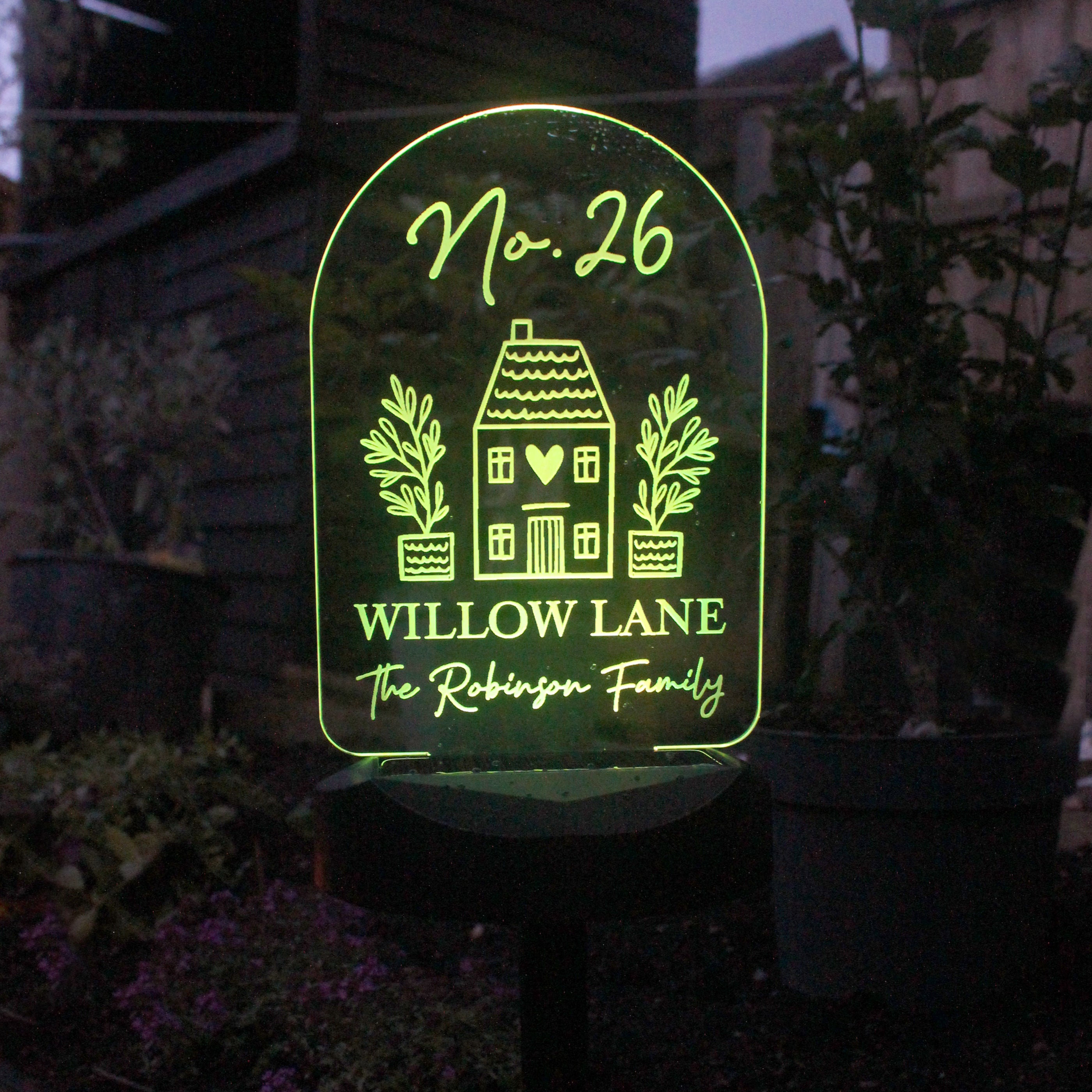 Personalised Home Outdoor Solar Light - gift & personalise