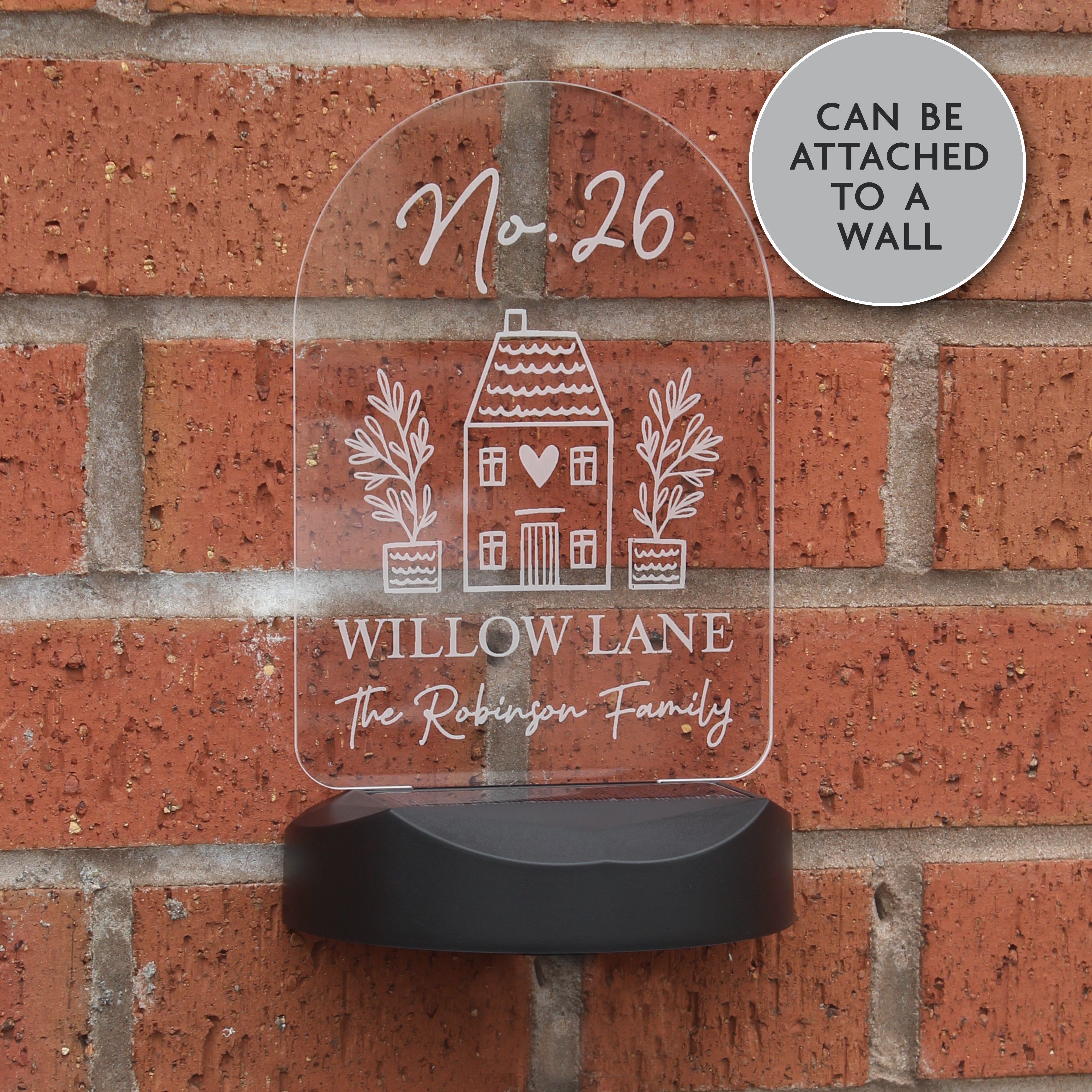 Personalised Home Outdoor Solar Light - gift & personalise