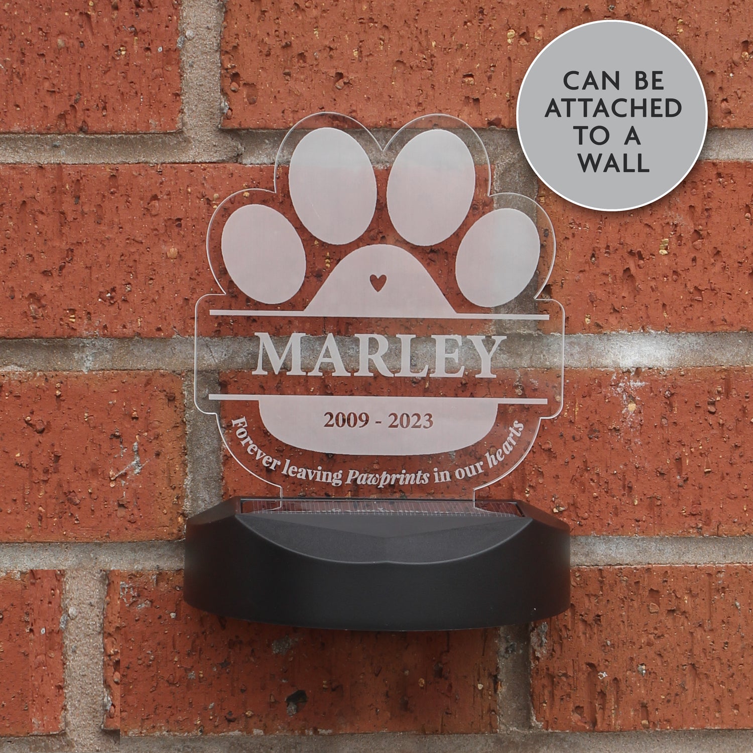 Personalised Pet Memorial Outdoor Solar Light - gift & personalise