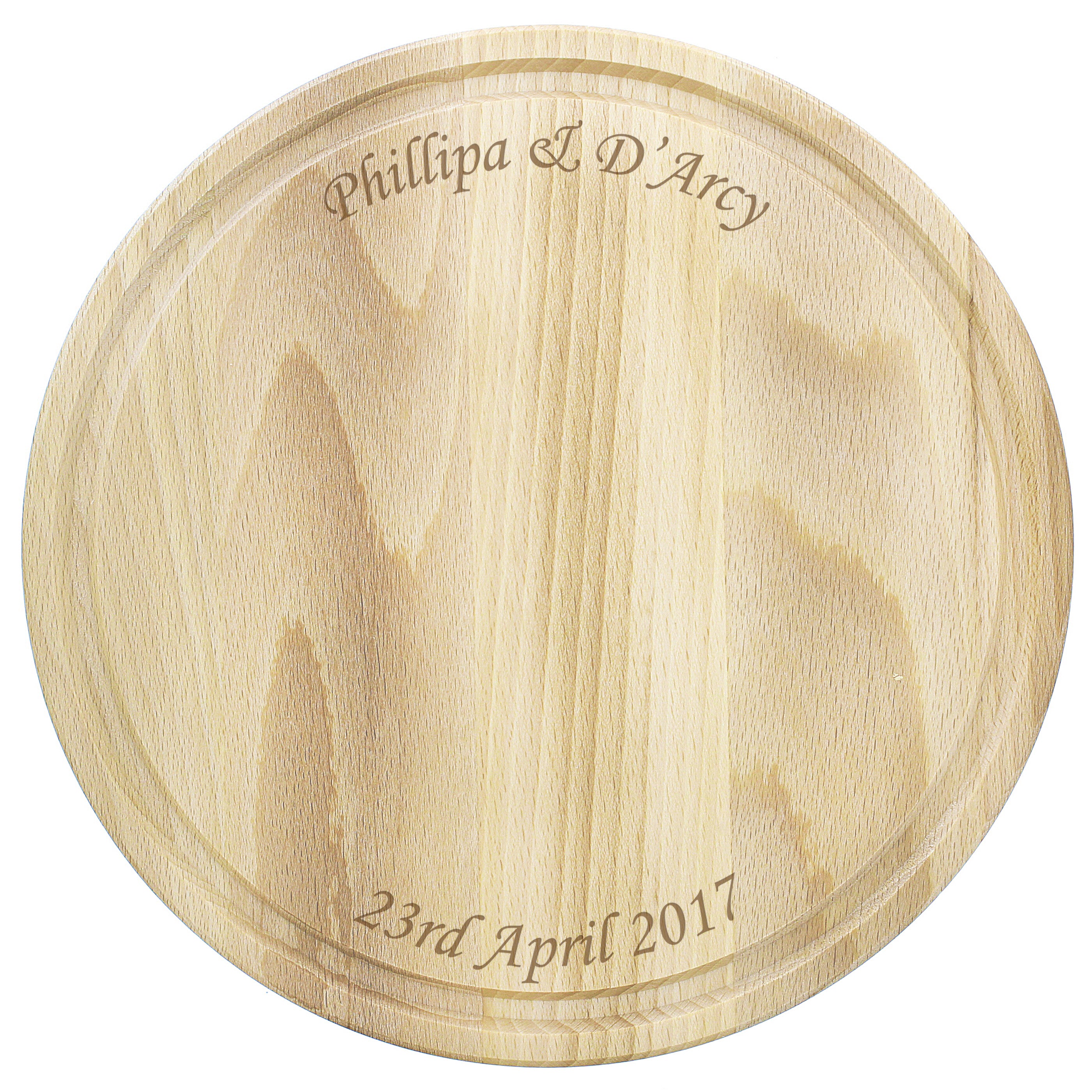 Personalised Round Chopping Board - gift & personalise