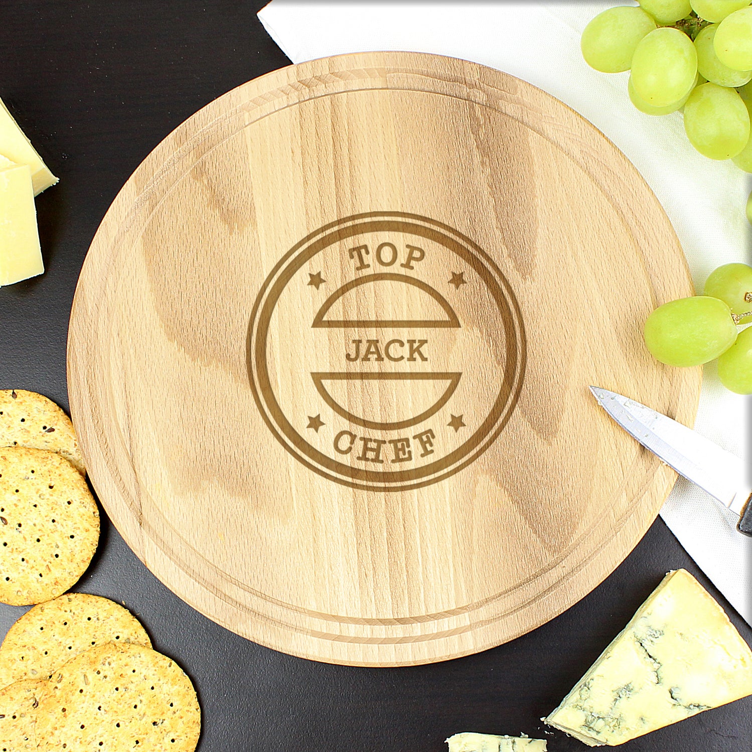 Personalised Top Chef Large Chopping Board - gift & personalise