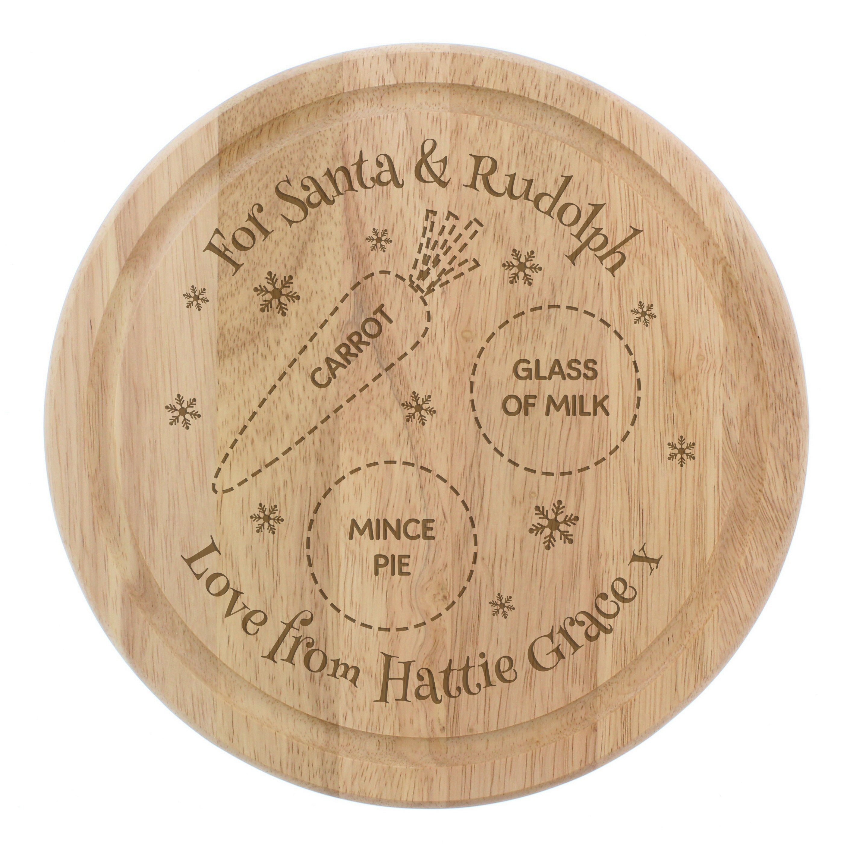 Personalised Christmas Eve Mince Pie Board - gift & personalise