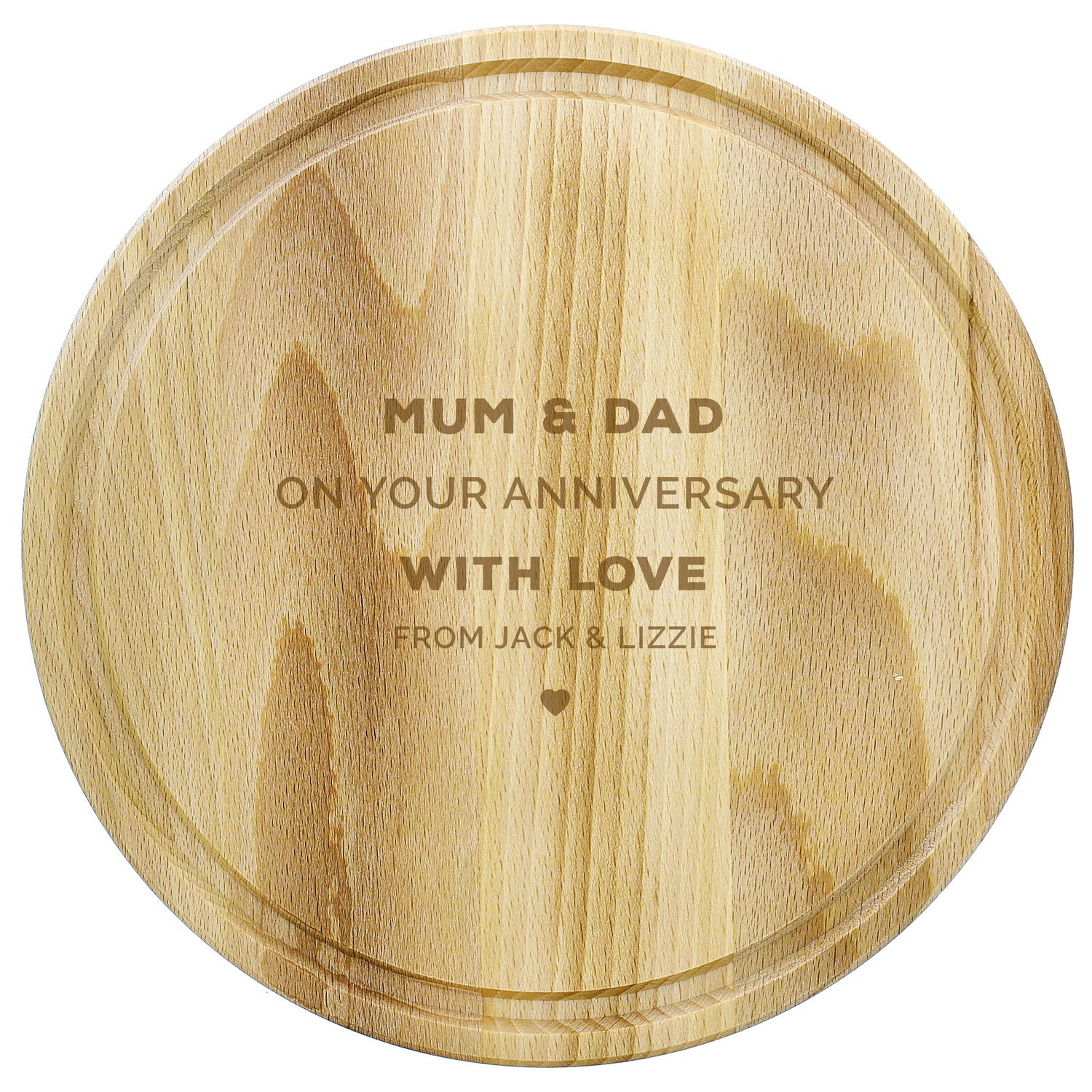 Personalised Round Chopping Board - gift & personalise