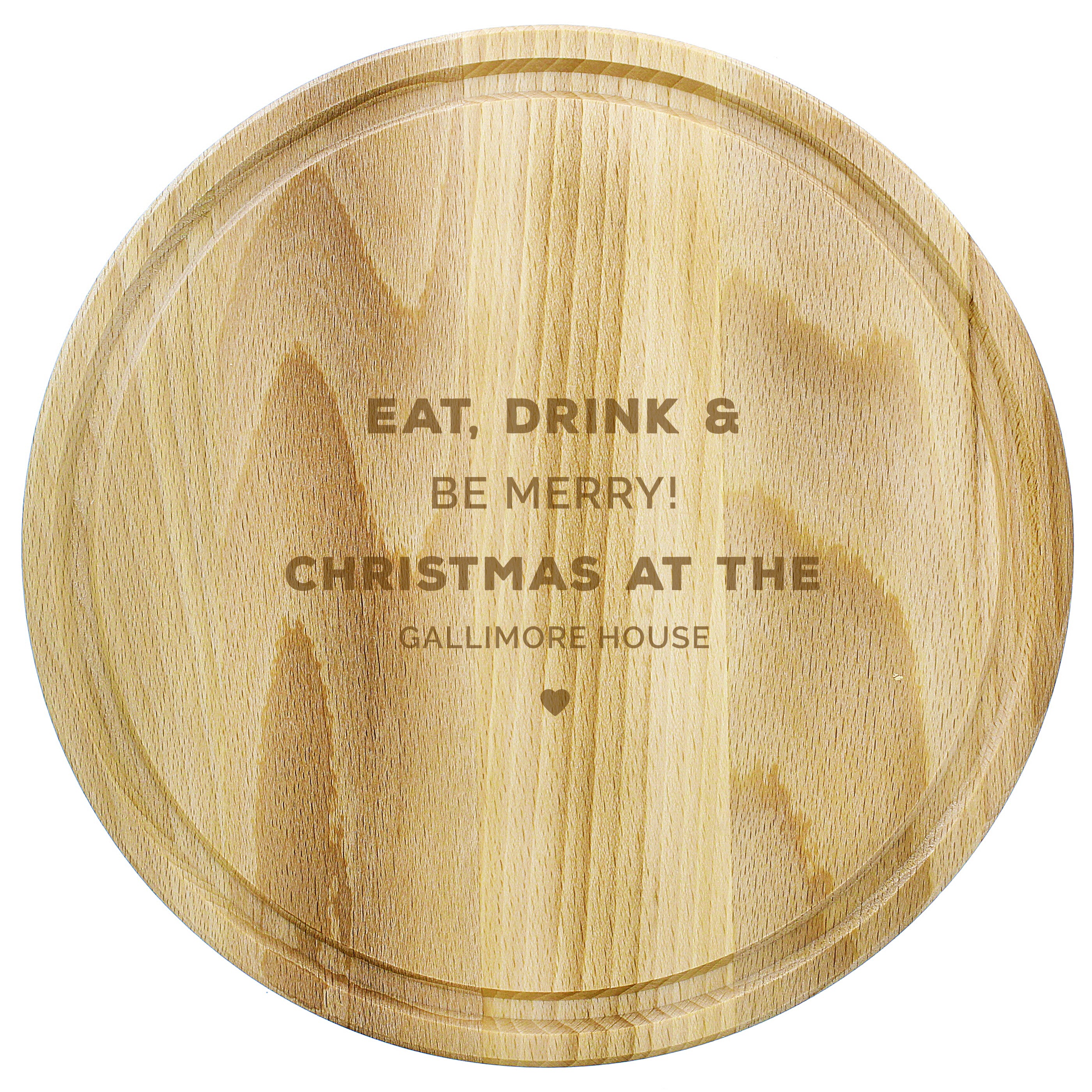 Personalised Round Chopping Board - gift & personalise