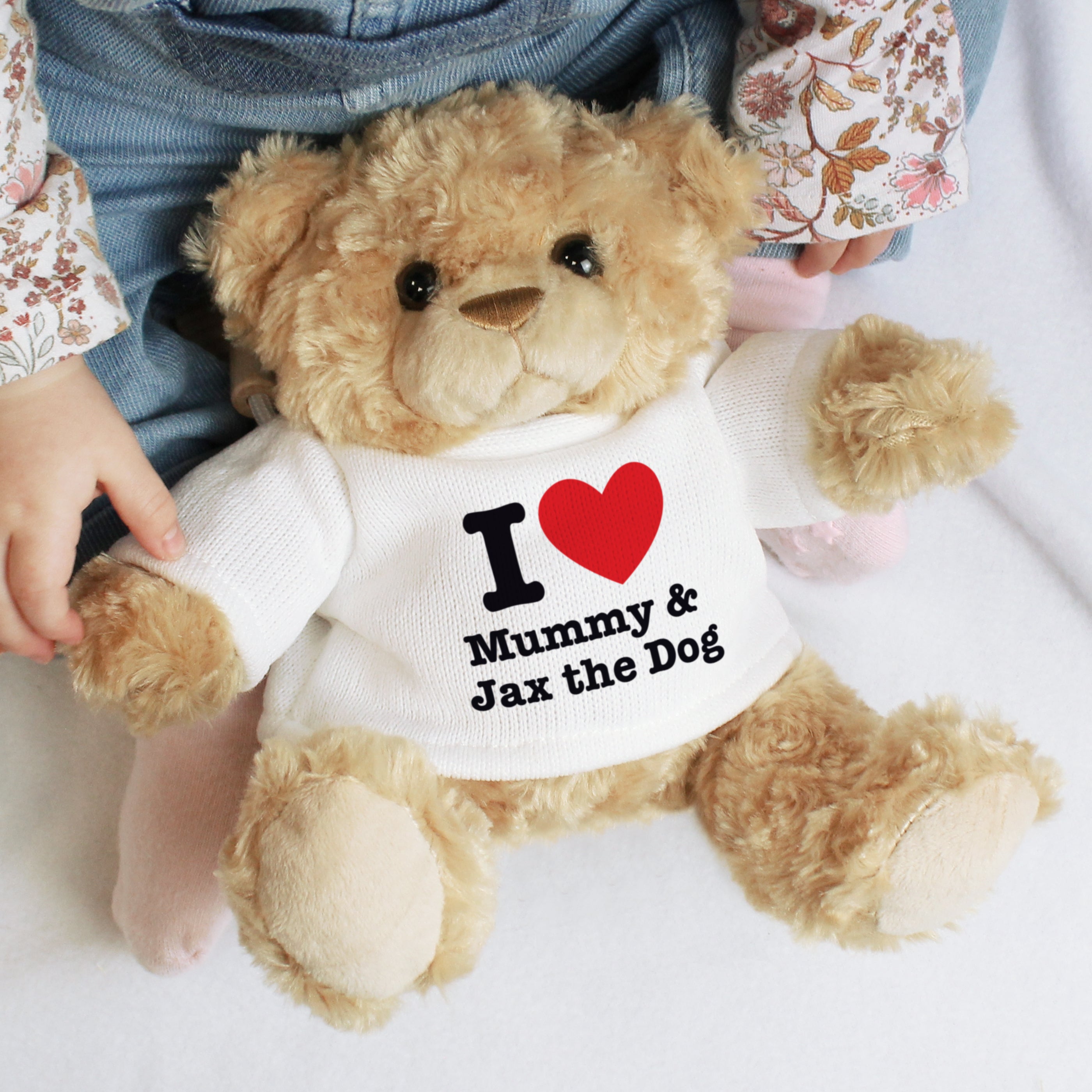 Personalised I Love... Teddy Bear - gift & personalise