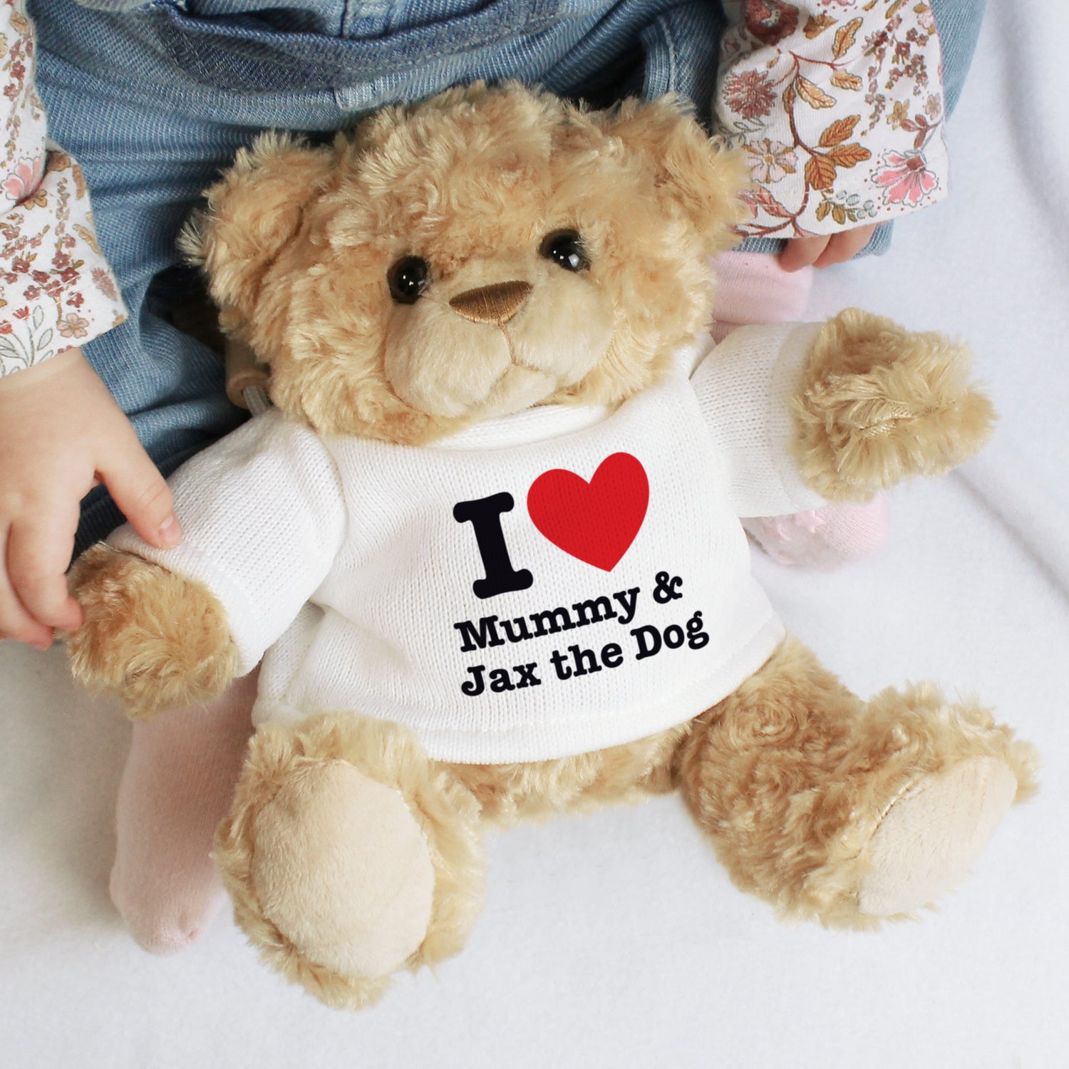 Personalised I Love... Teddy Bear - gift & personalise