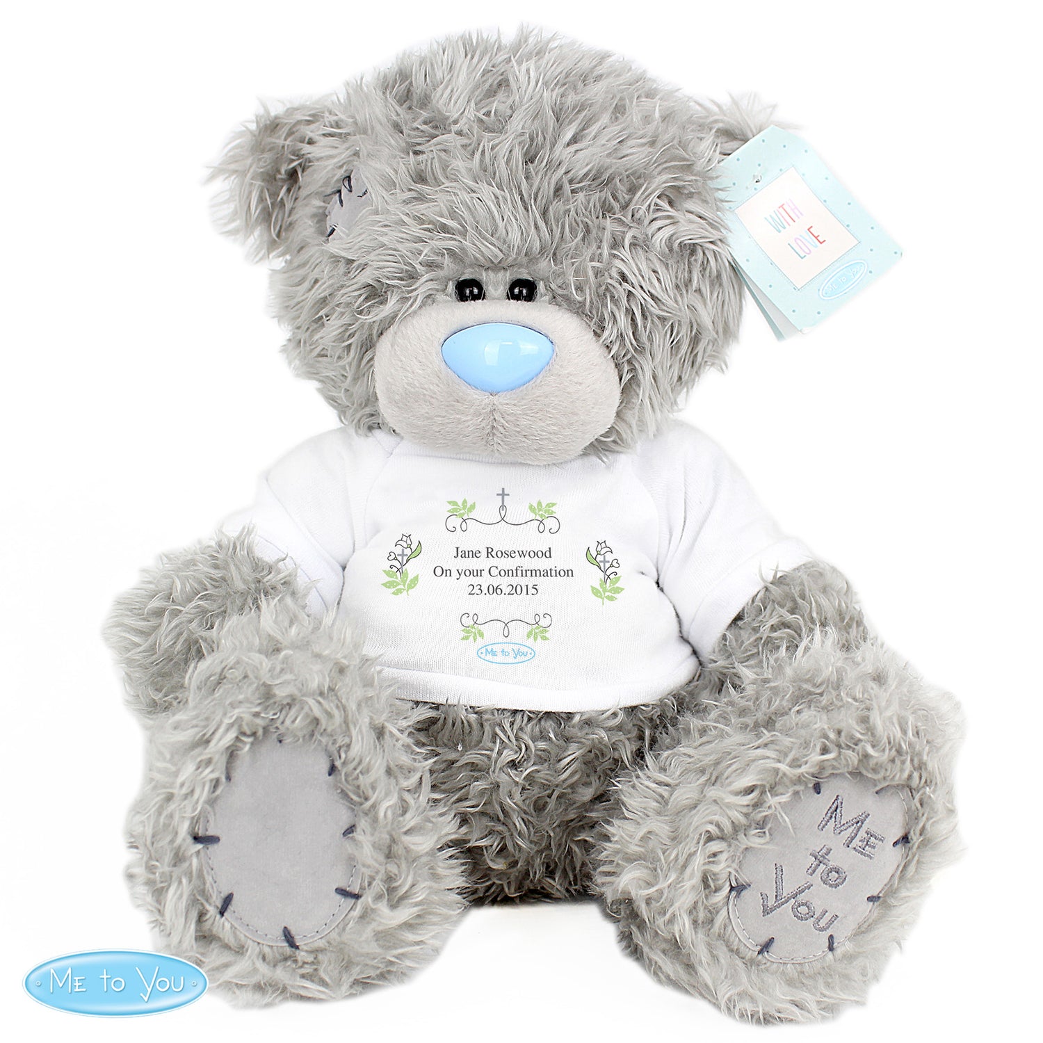 Personalised Me To You Bear Religious Cross - gift & personalise