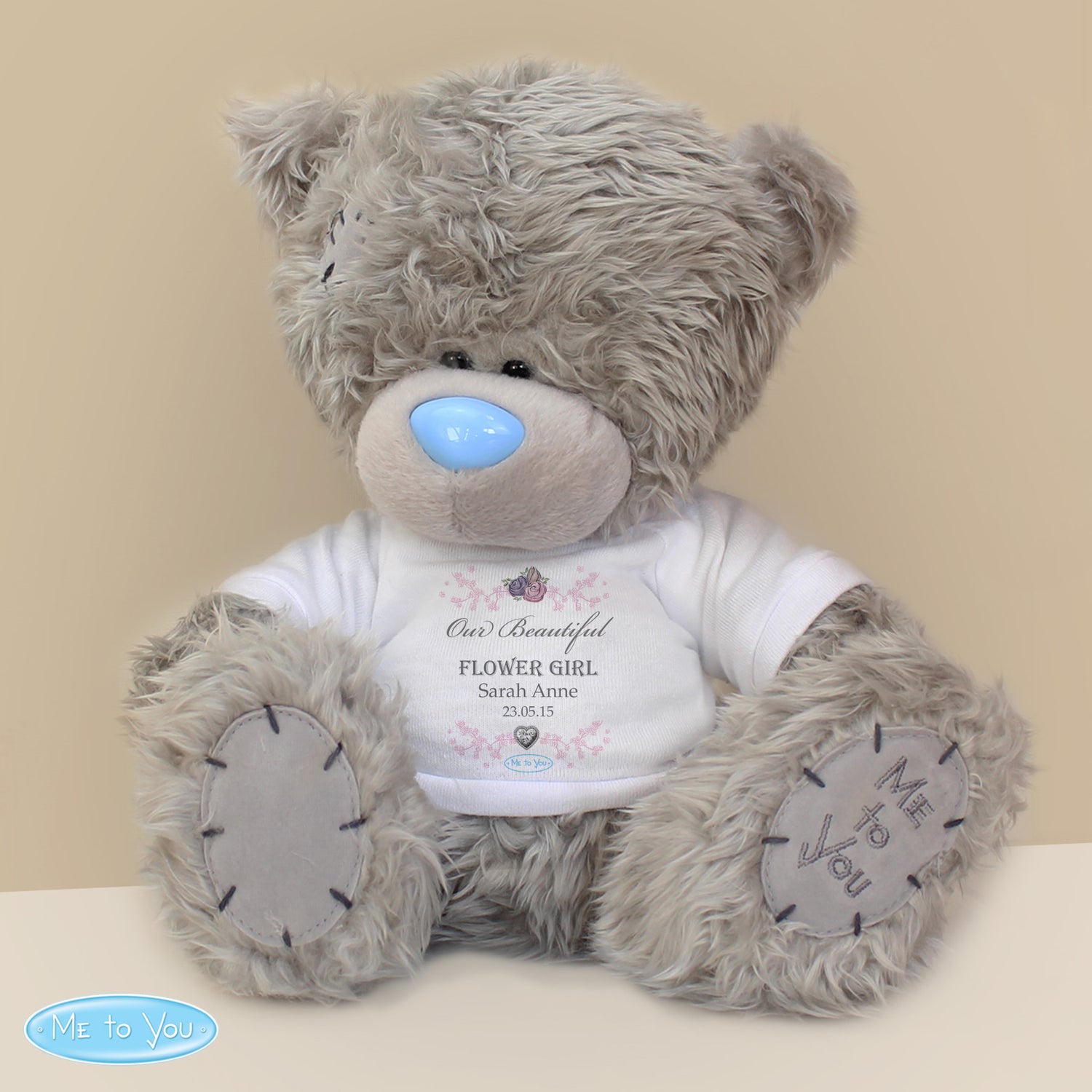 Personalised Me To You Bear for Bridesmaid and Flowergirl - gift & personalise