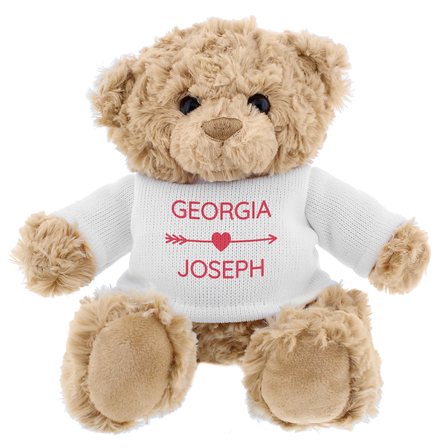 Personalised Cupids Love Heart Teddy Bear - gift & personalise