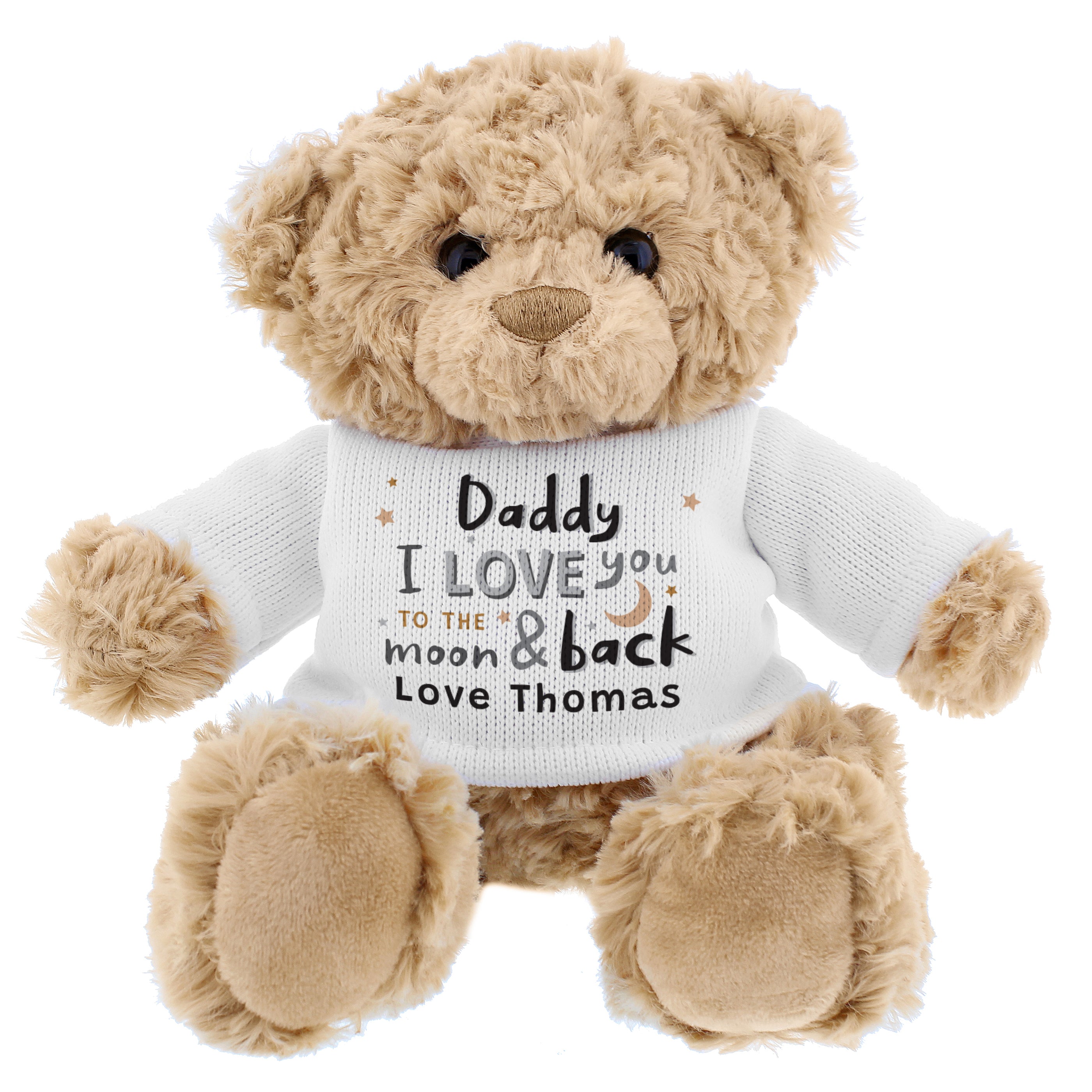 Personalised To the Moon and Back Teddy Bear - gift & personalise