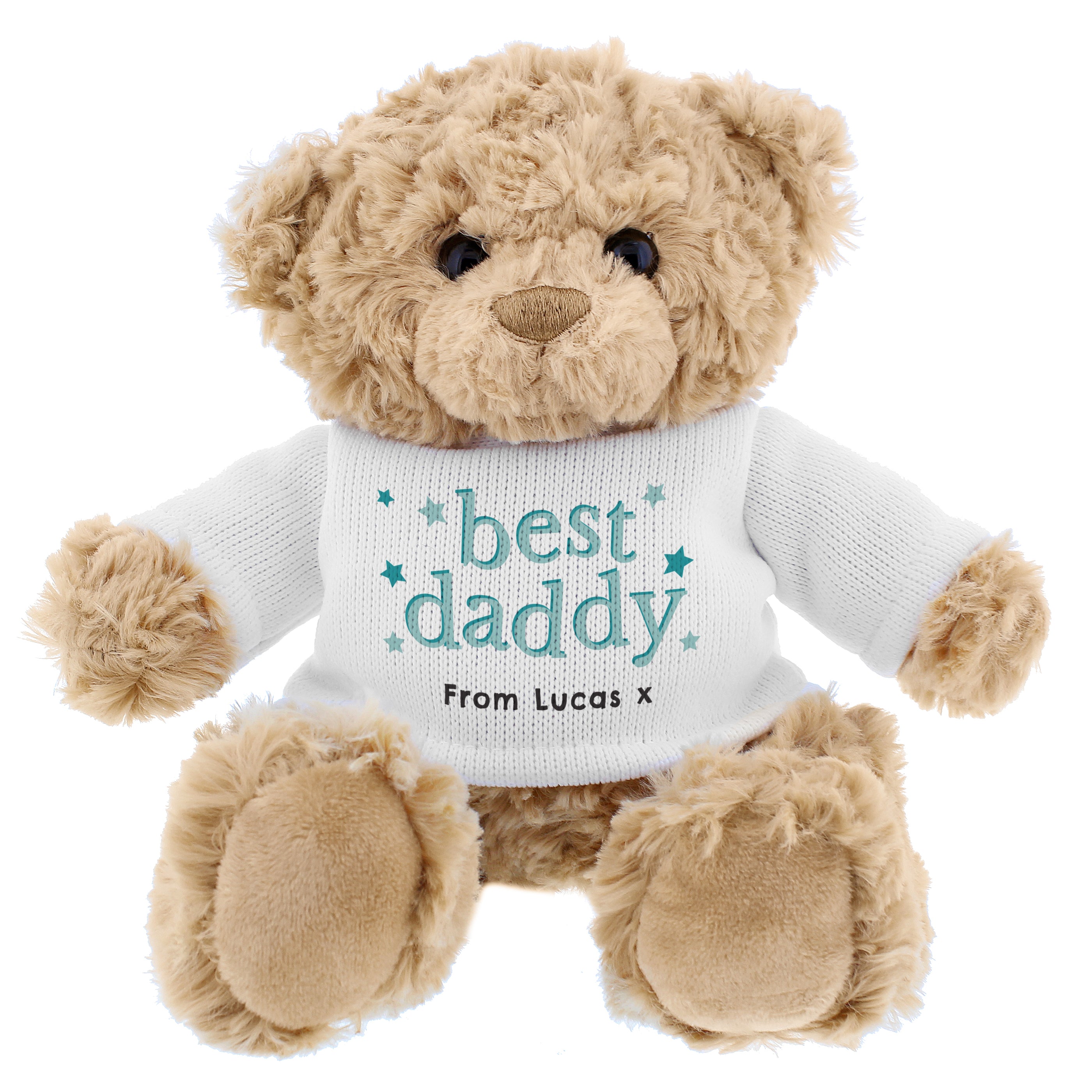 Personalised Best Daddy Teddy Bear - gift & personalise