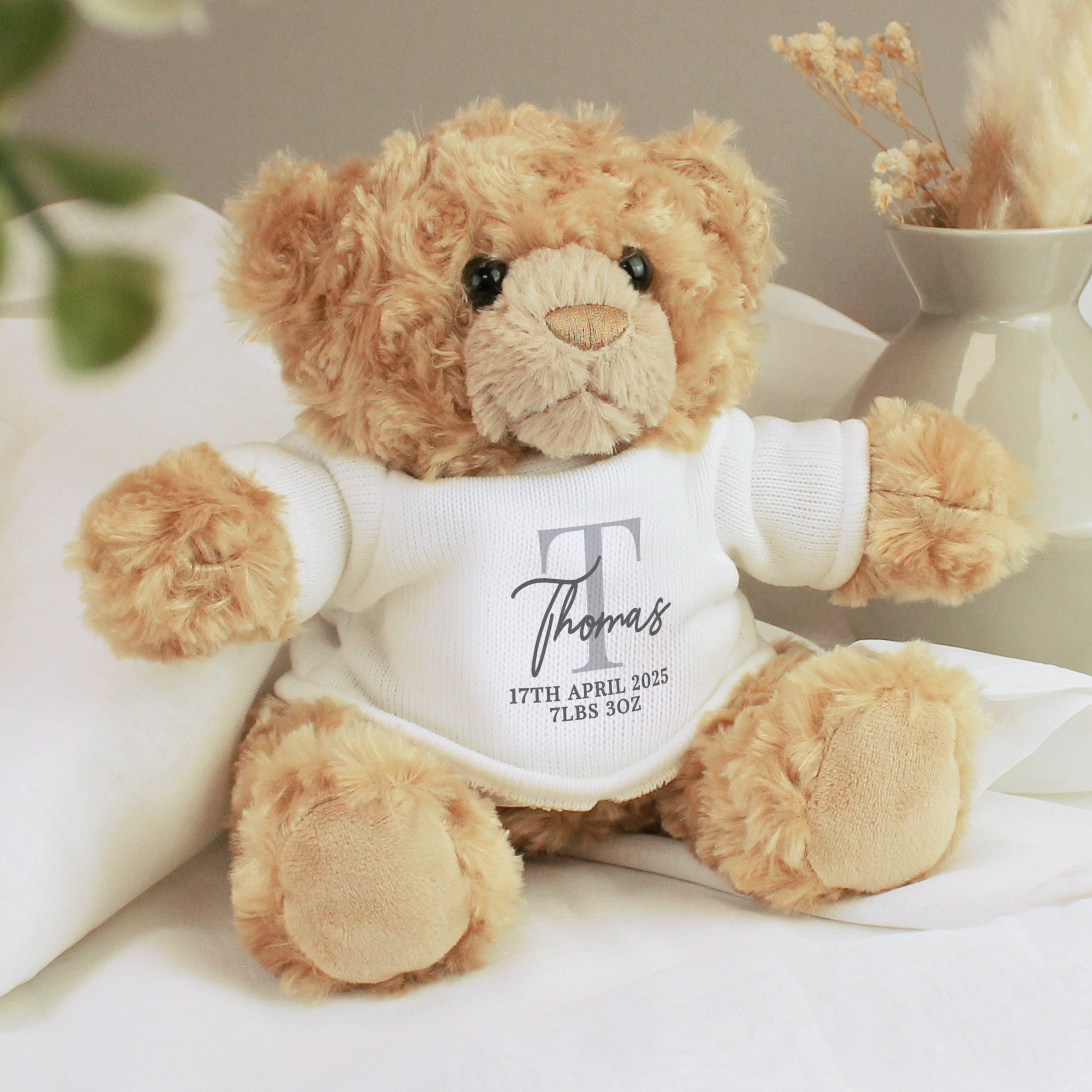 Personalised Initial Teddy Bear - gift & personalise