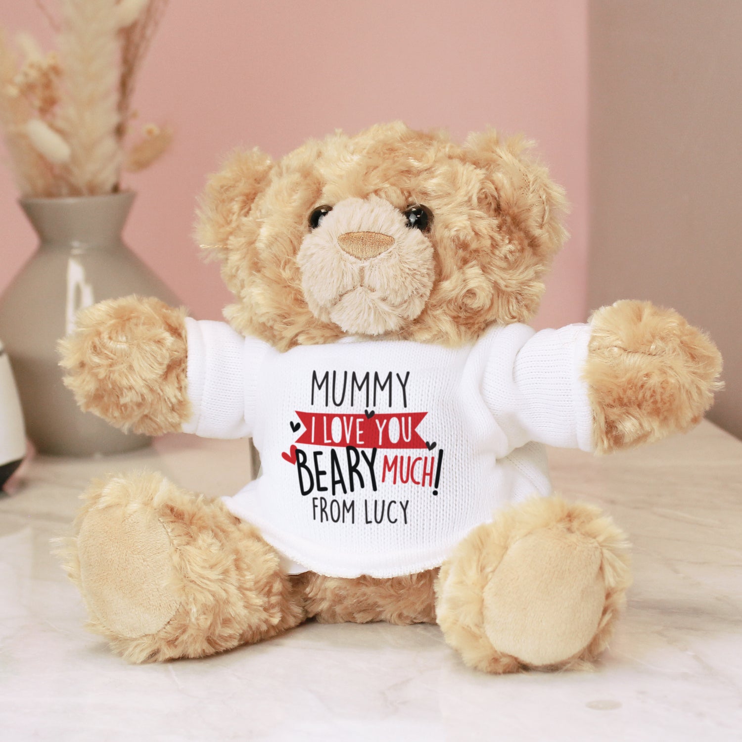 Personalised Love You Beary Much Teddy Bear - gift & personalise