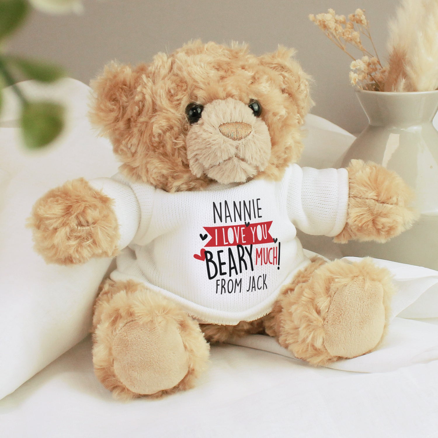 Personalised Love You Beary Much Teddy Bear - gift & personalise