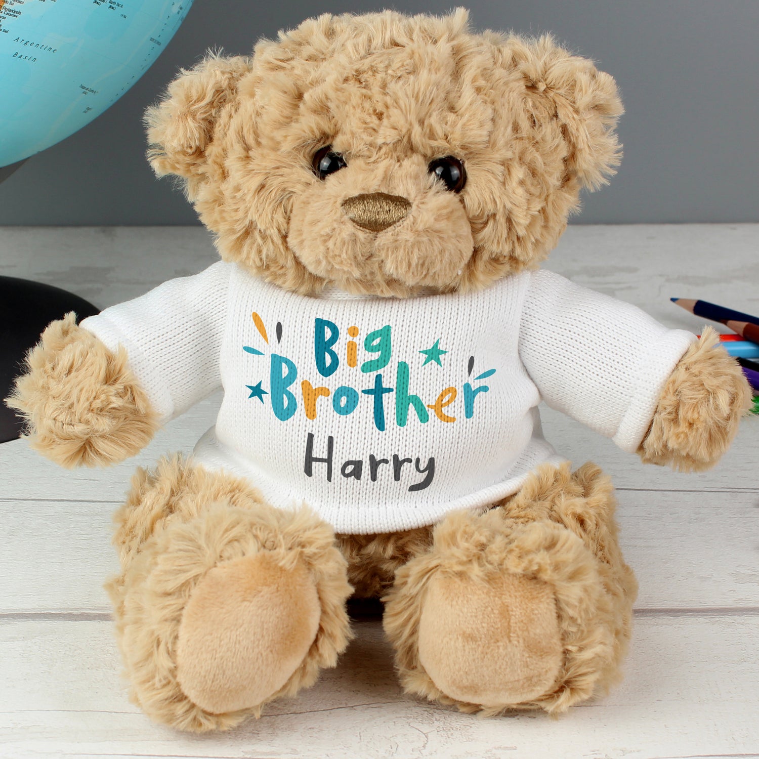 Personalised Big Brother Teddy Bear - gift & personalise