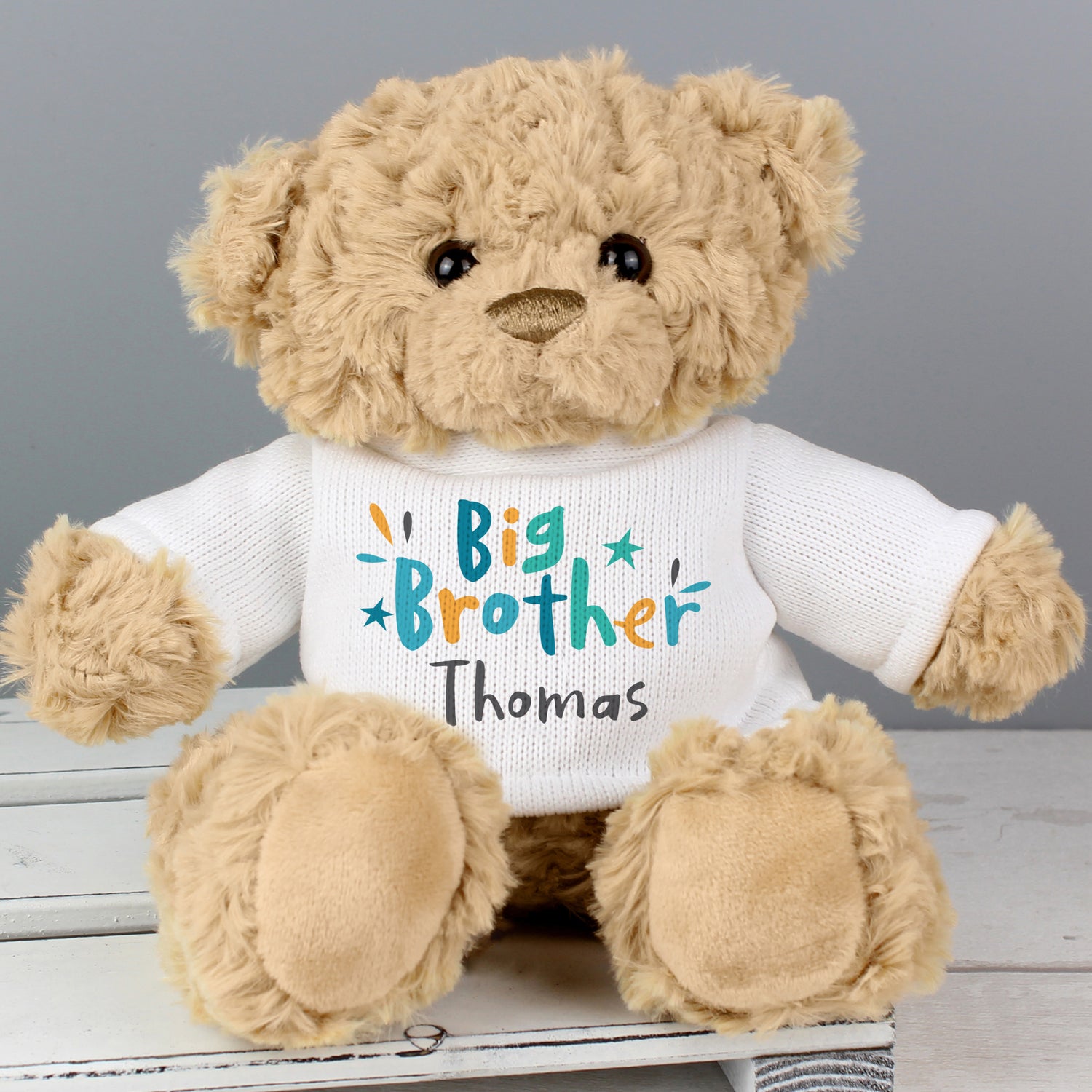 Personalised Big Brother Teddy Bear - gift & personalise