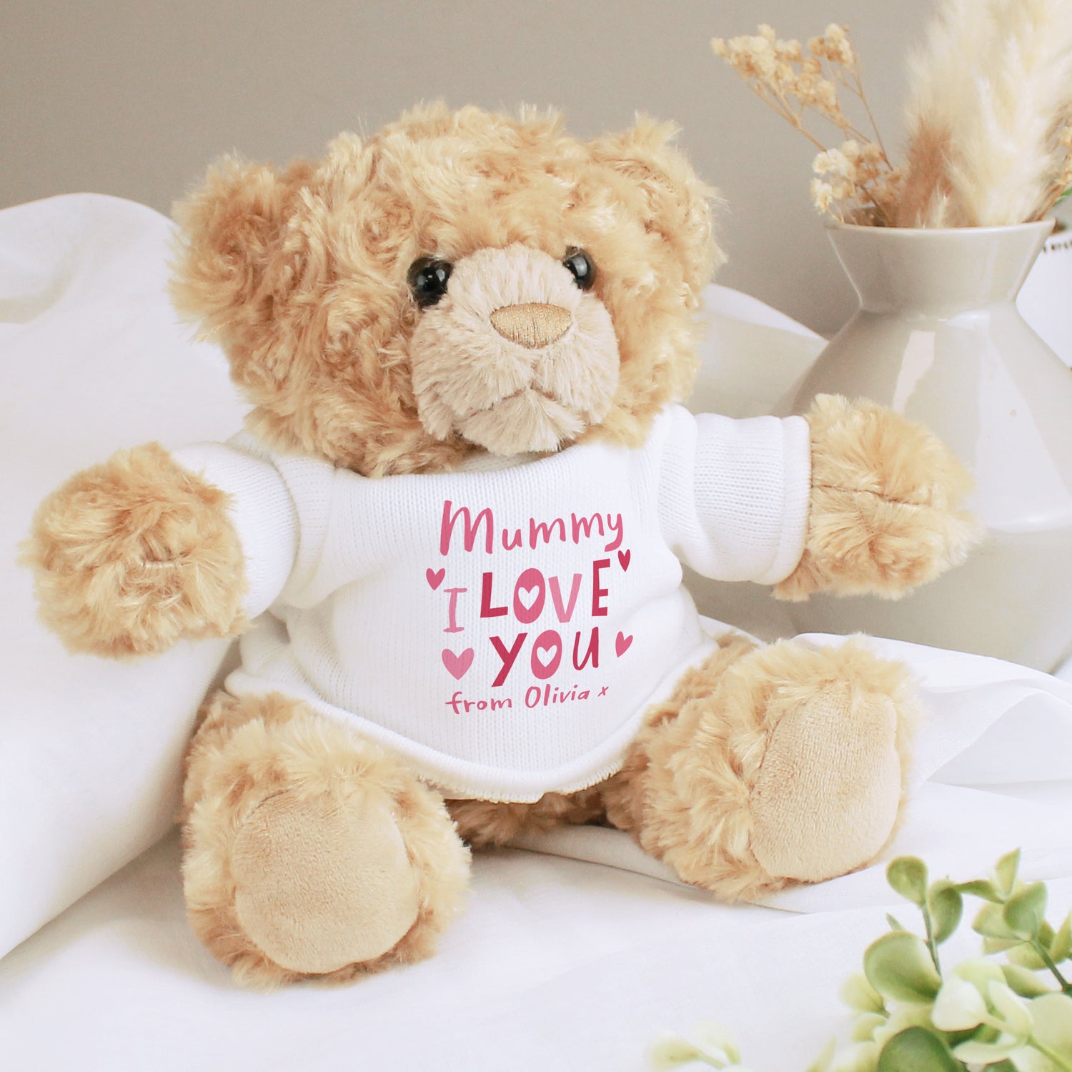 Personalised I Love You Teddy Bear - gift & personalise