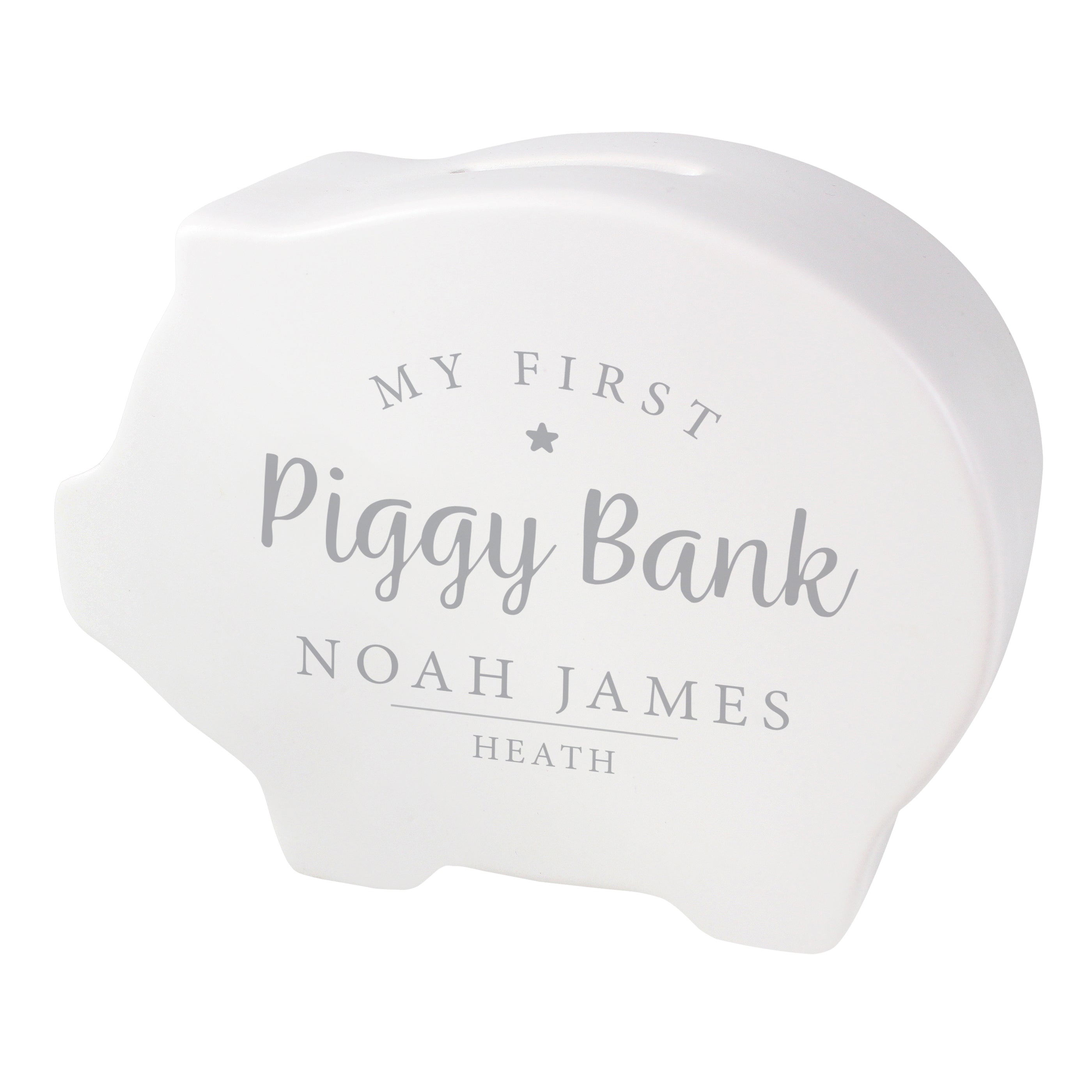 Personalised My First Piggy Bank - gift & personalise